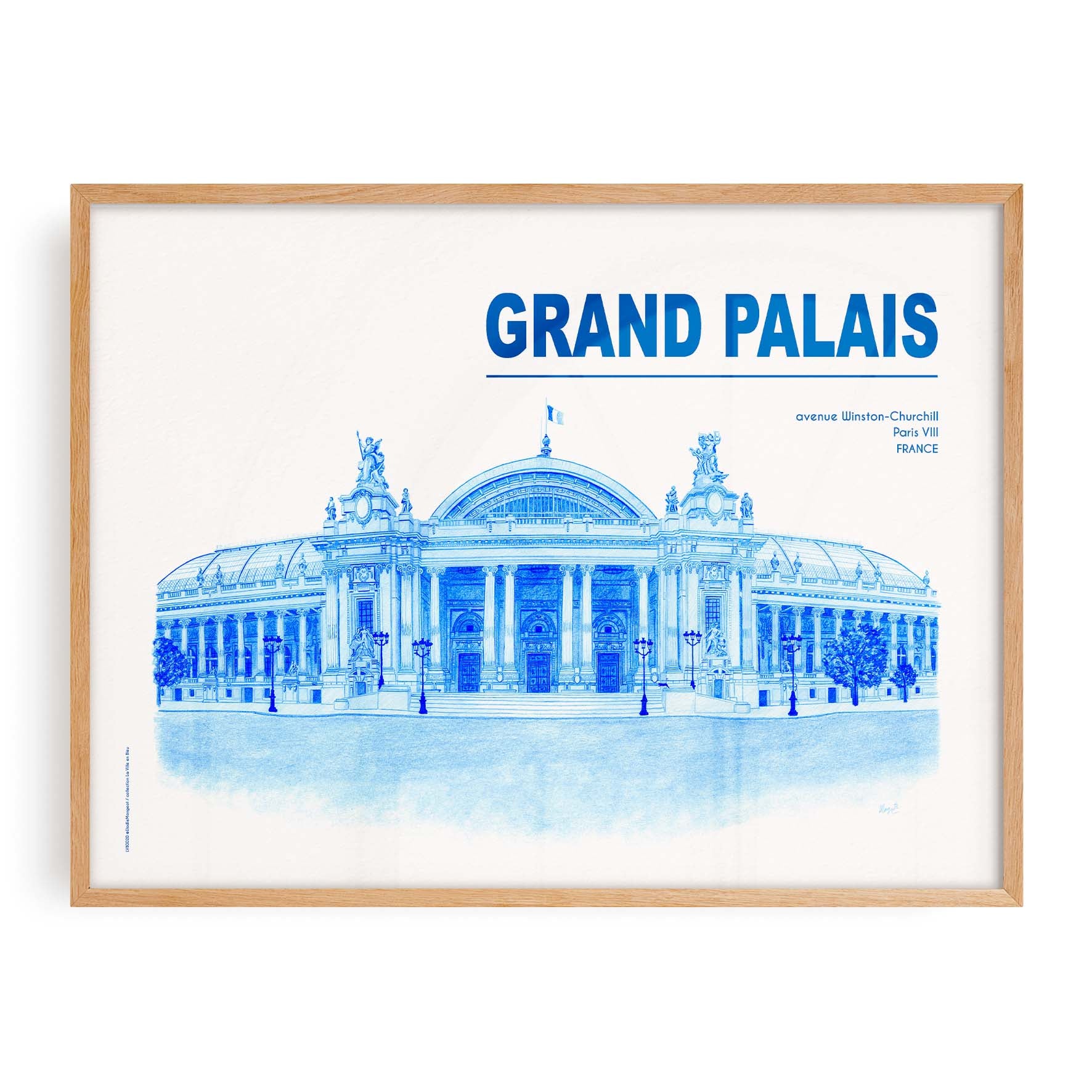 Affiche La Ville en Bleu - Paris - Grand Palais