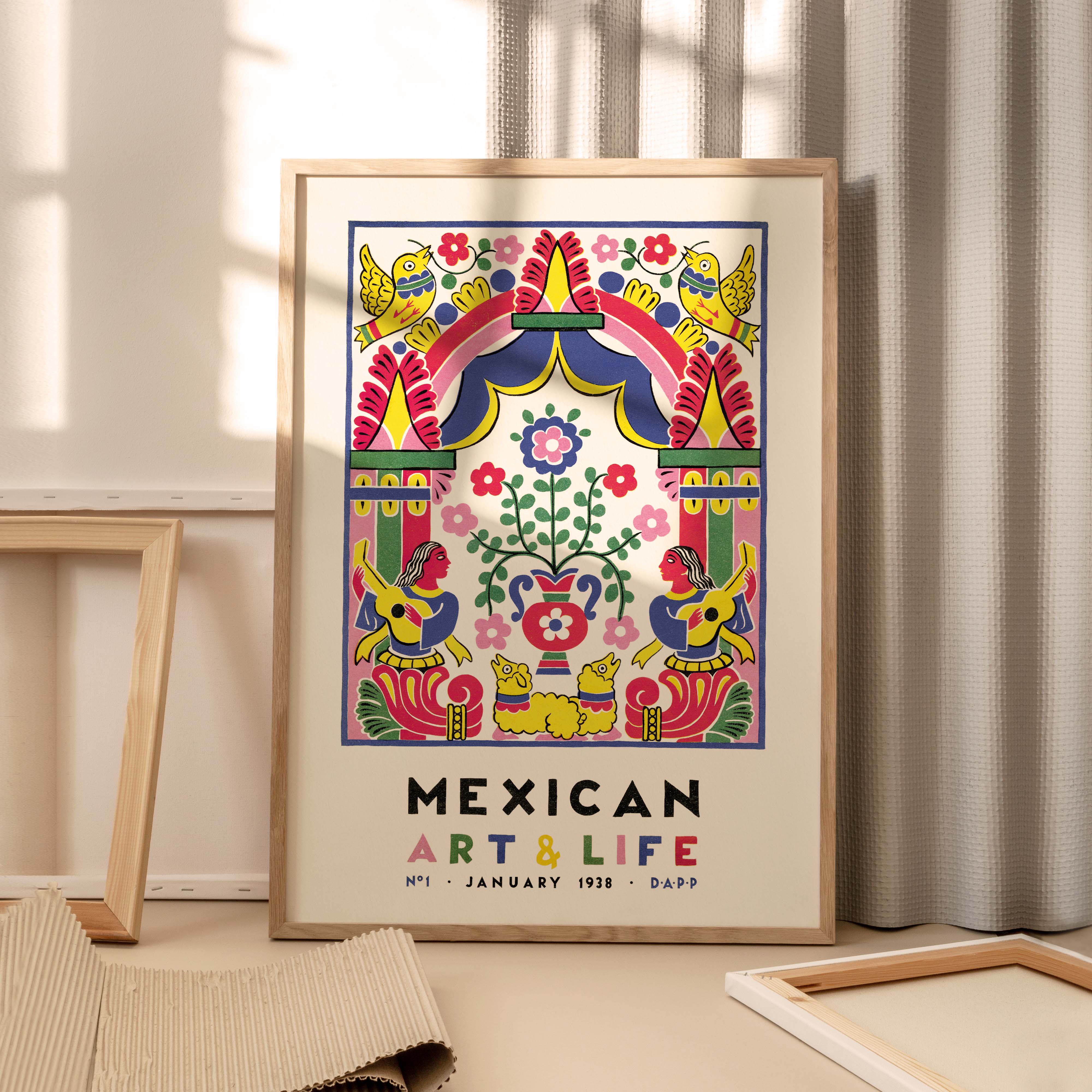 Affiche Mexican Art & Life - N° 1-oneart.fr