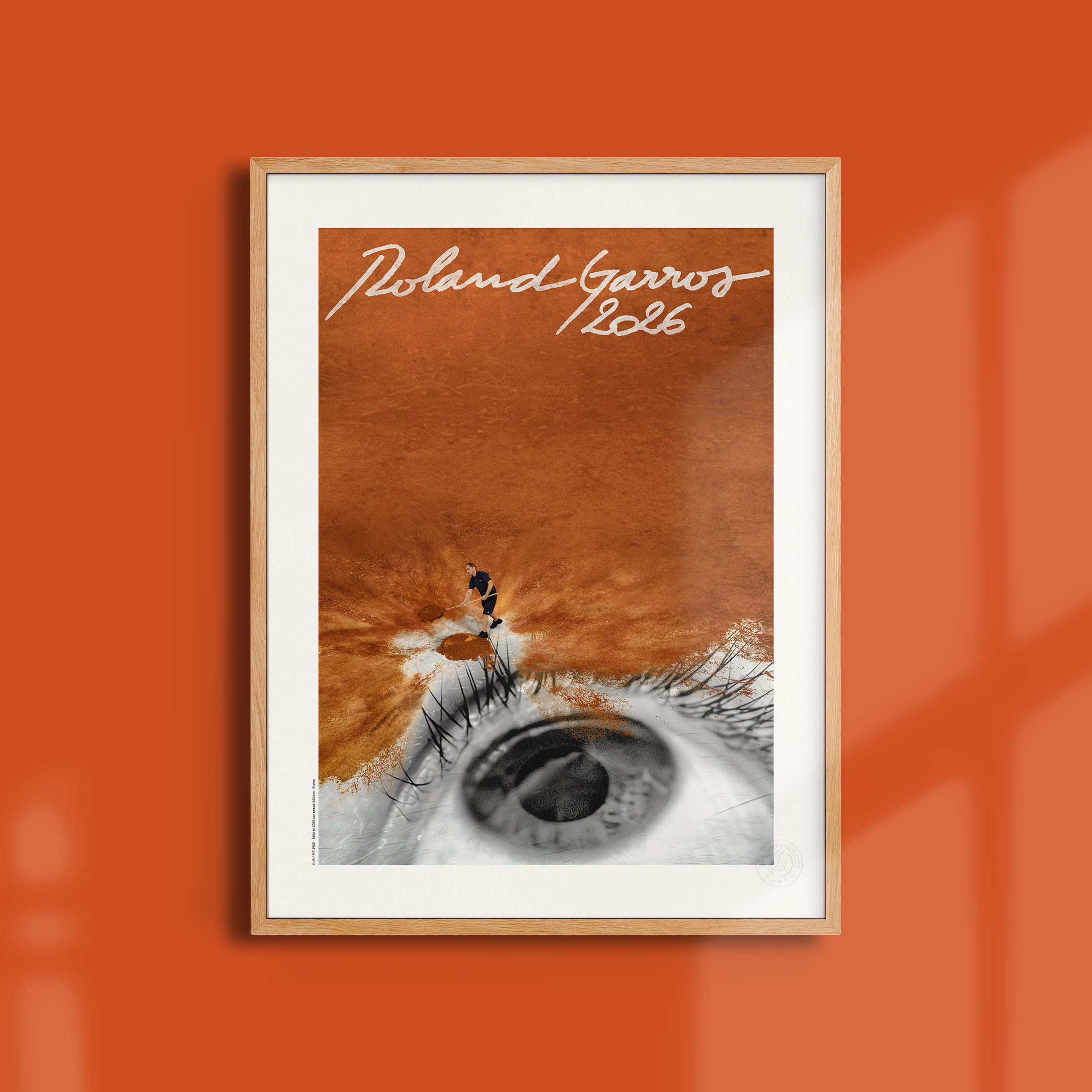 Affiche Roland-Garros 2026 par JR