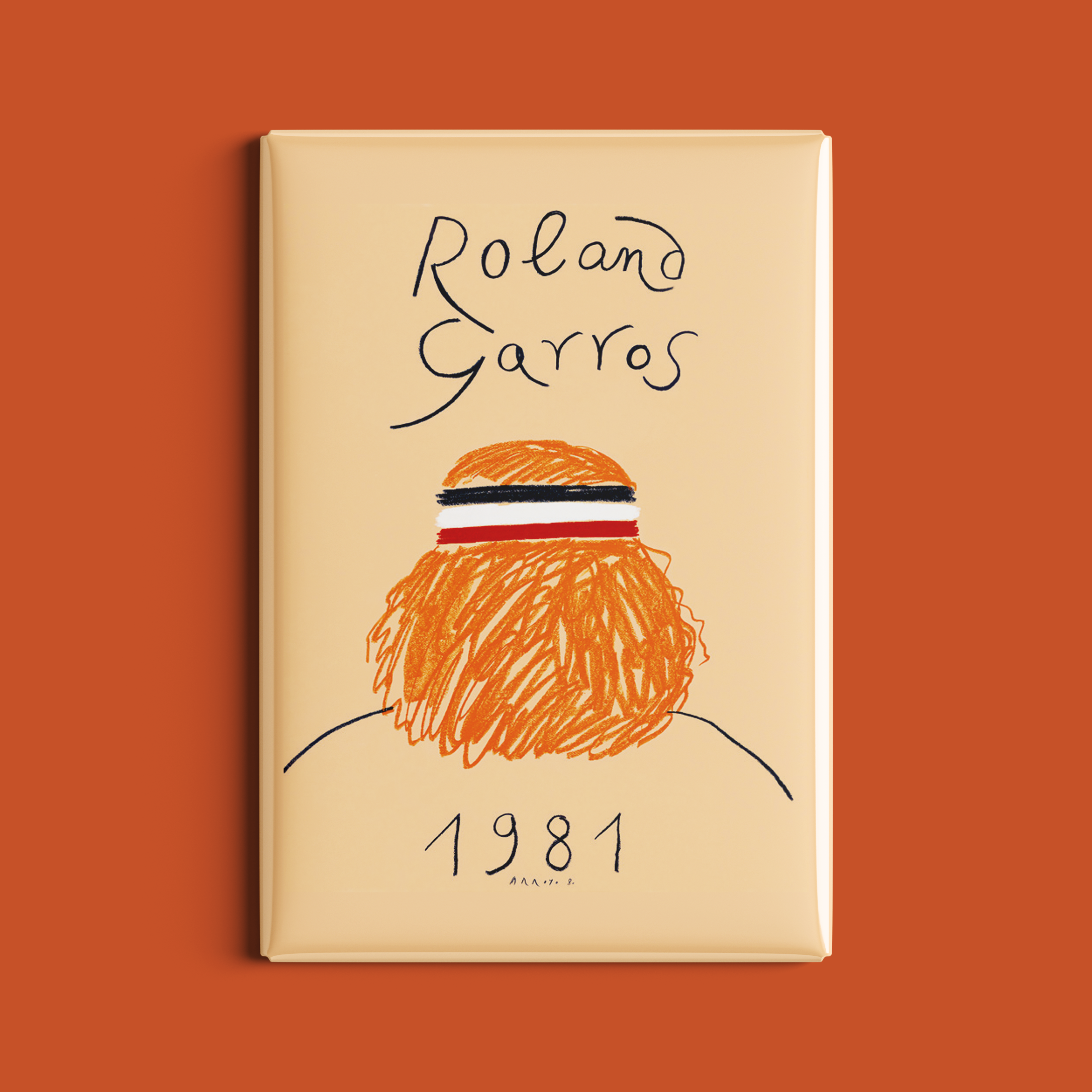 Magnet Roland-Garros 1981 par Eduardo ARROYO