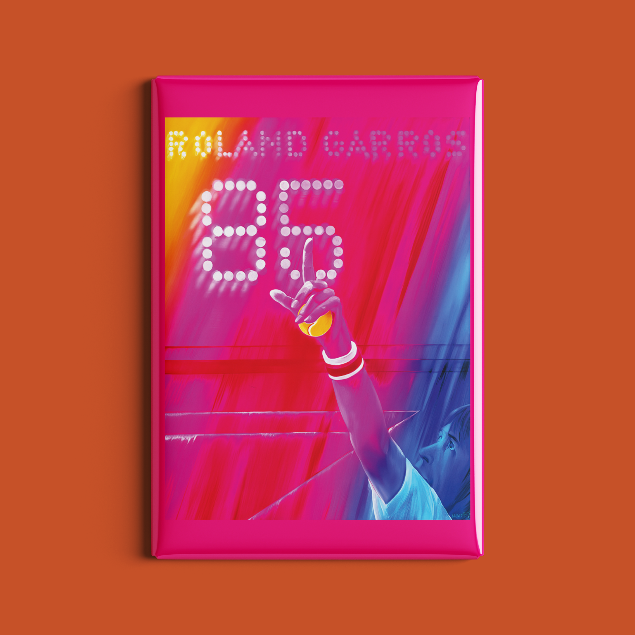 Magnet Roland-Garros 1985 par Jacques MONORY