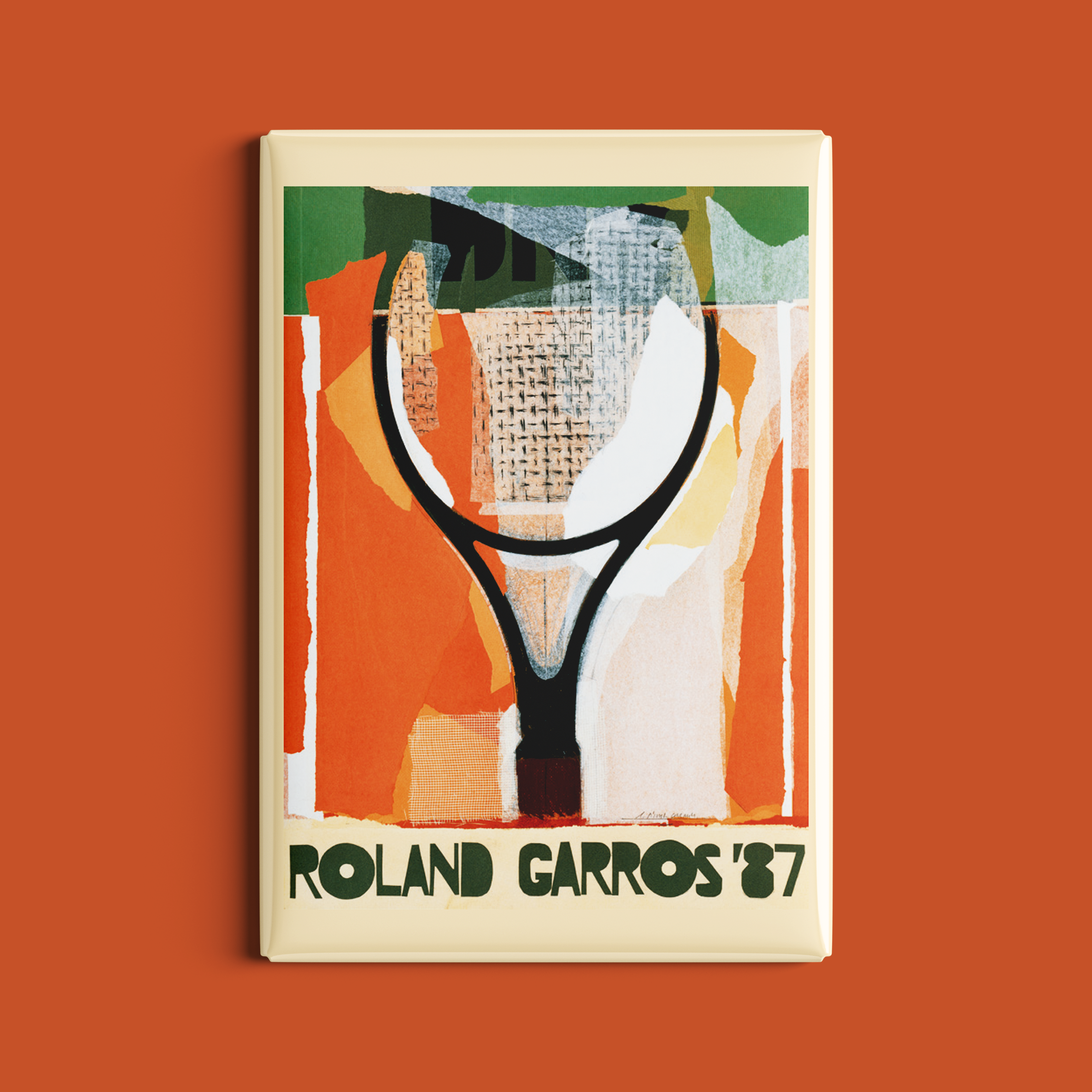 Magnet Roland-Garros 1987 par Gérard Titus-CARMEL