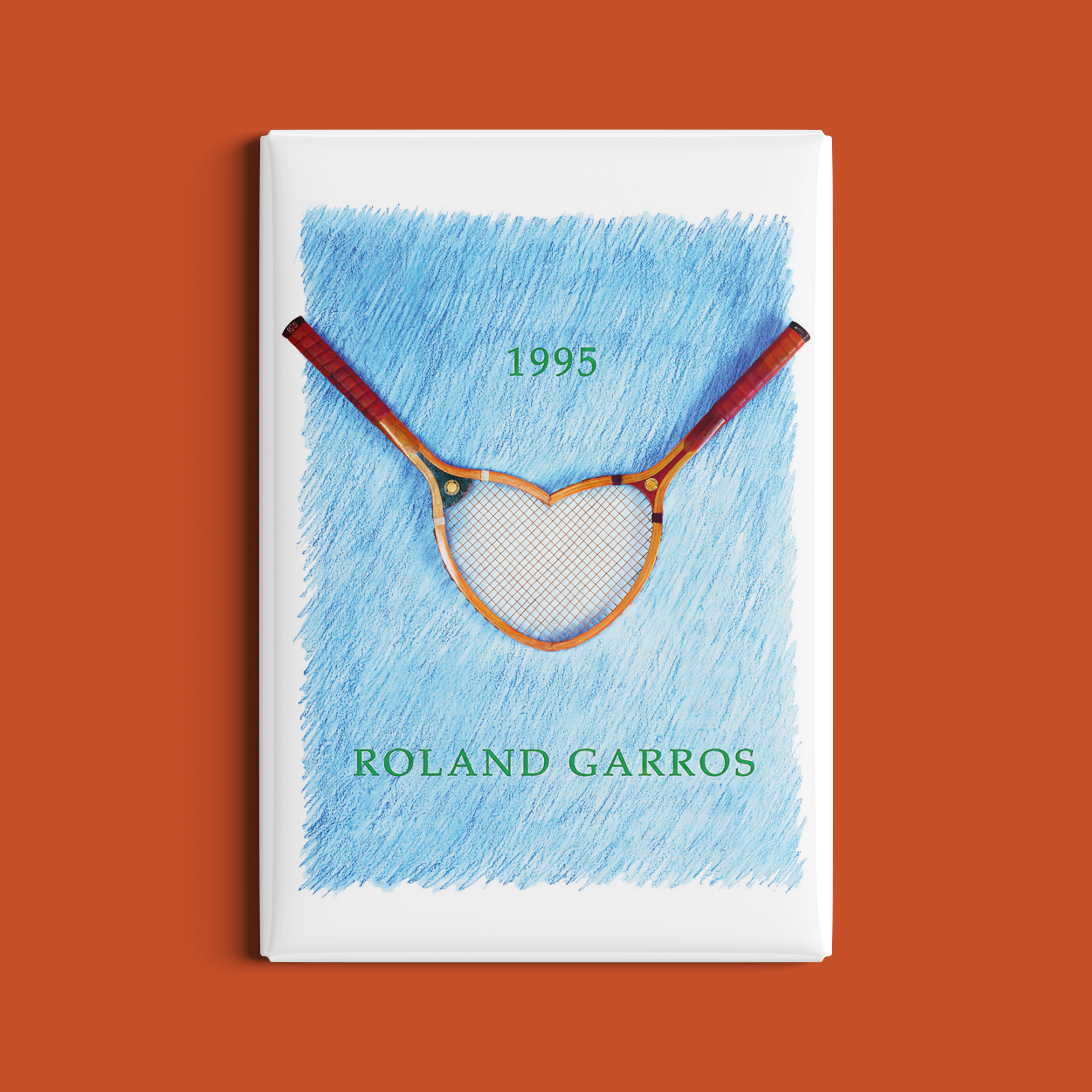 Magnet Roland-Garros 1995 par Donald LIPSKI