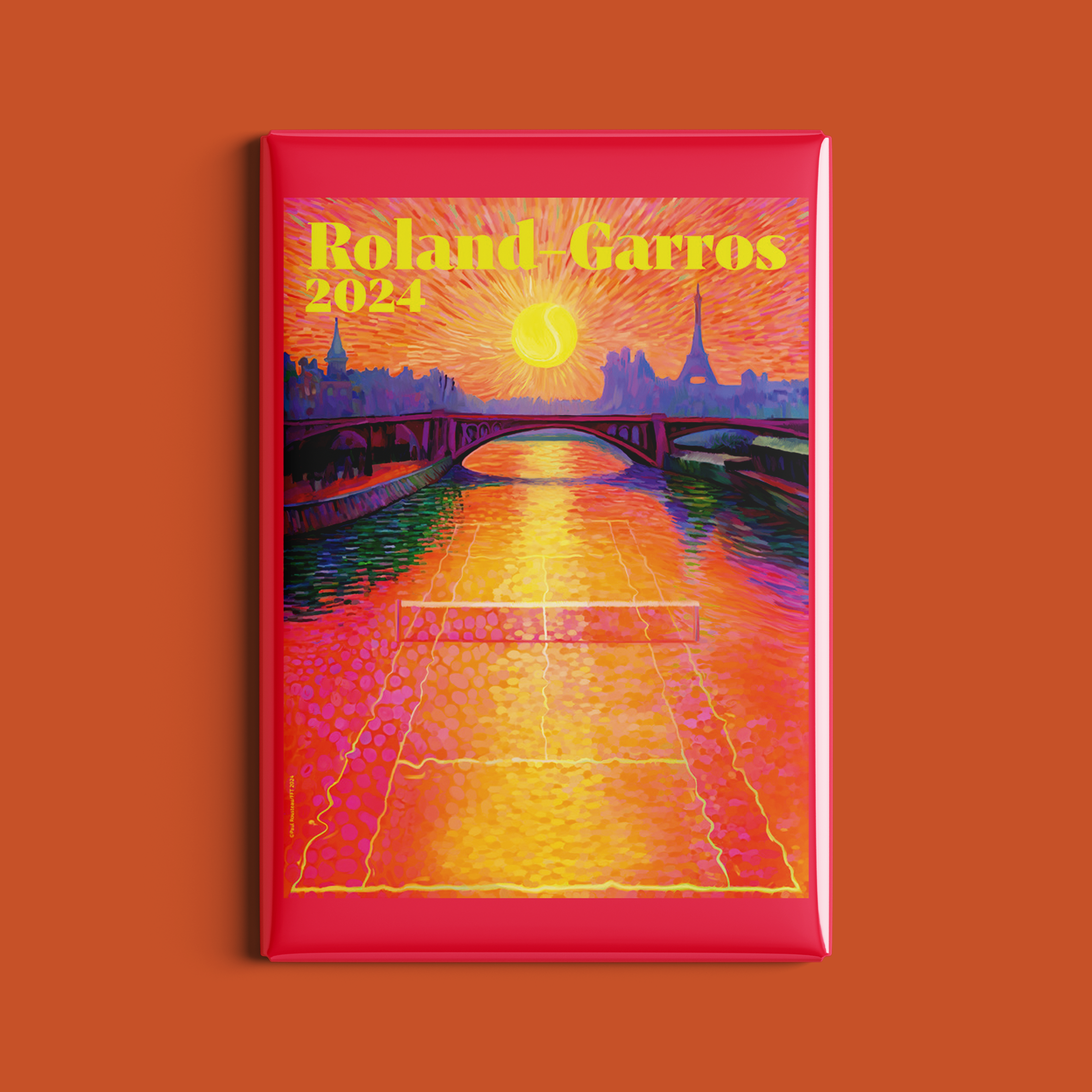 Magnet Roland-Garros 2024 par Paul ROUSTEAU