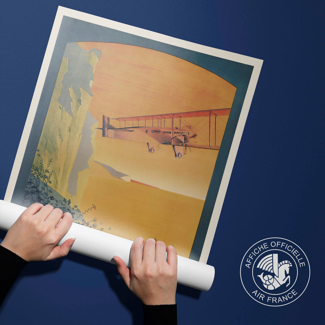 Affiche d'agence Air France - Service Paris-Londres