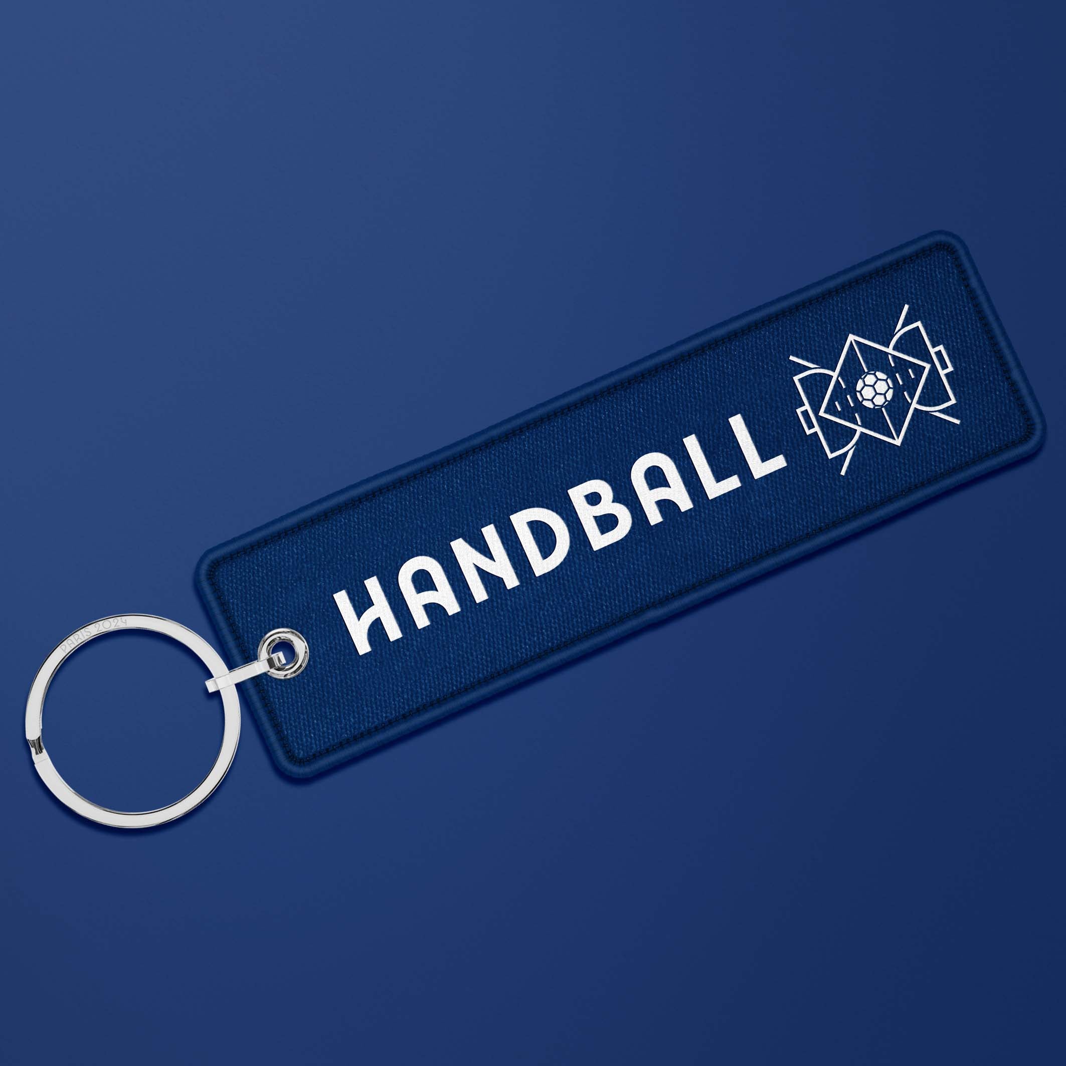 Paris 2024 French blue flame key ring - Handball