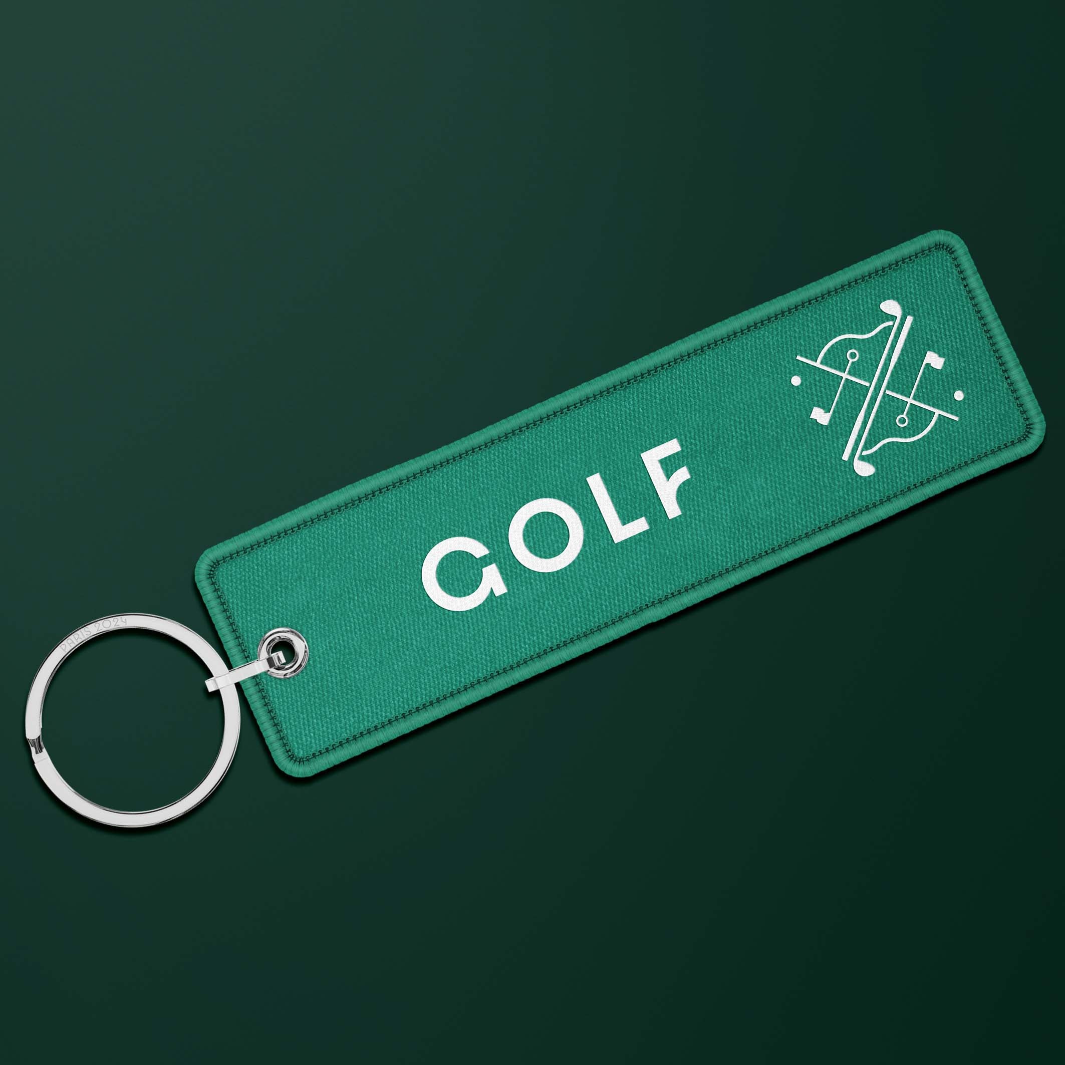 Paris 2024 Rainbow flame key ring - Golf