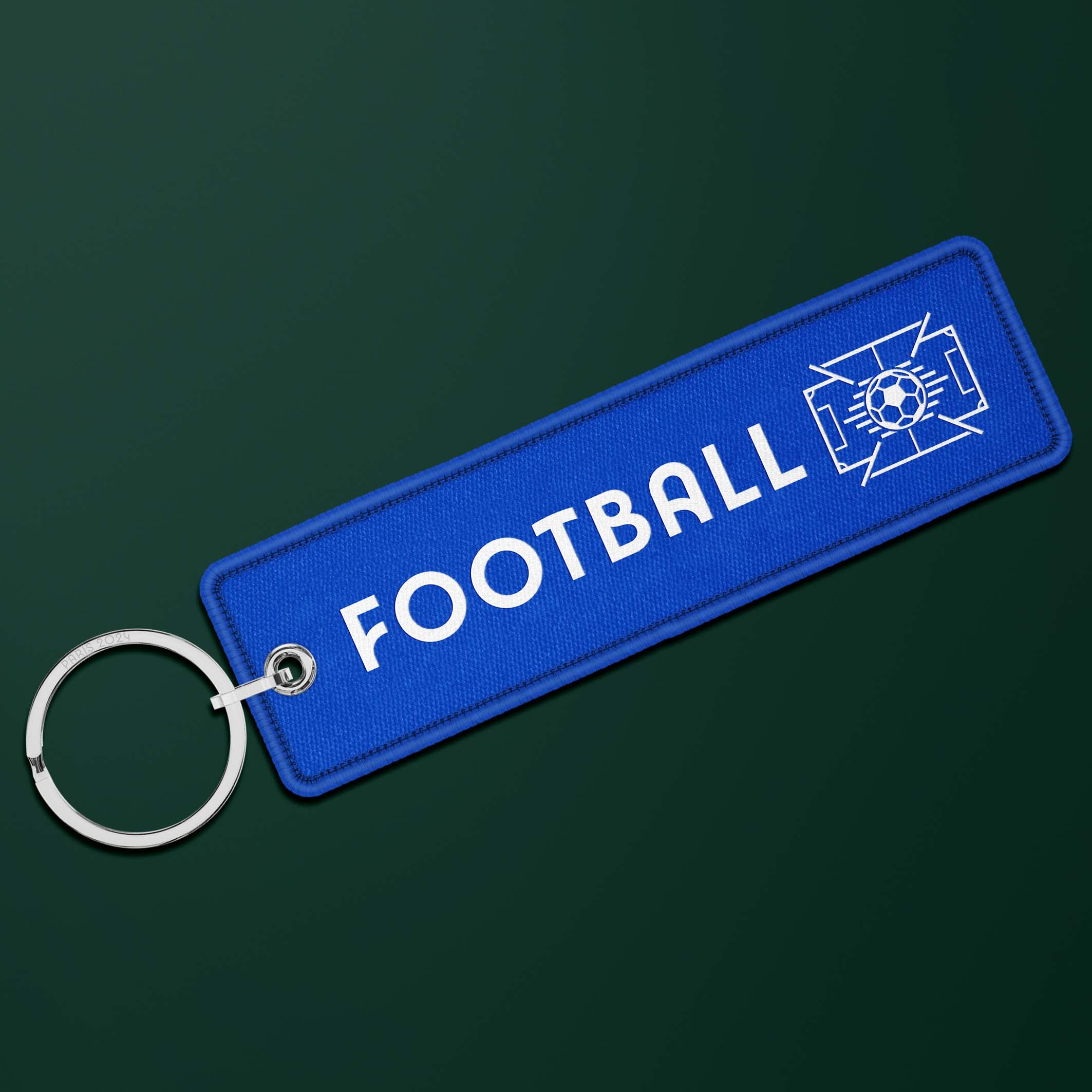 Paris 2024 Rainbow flame key ring - Football