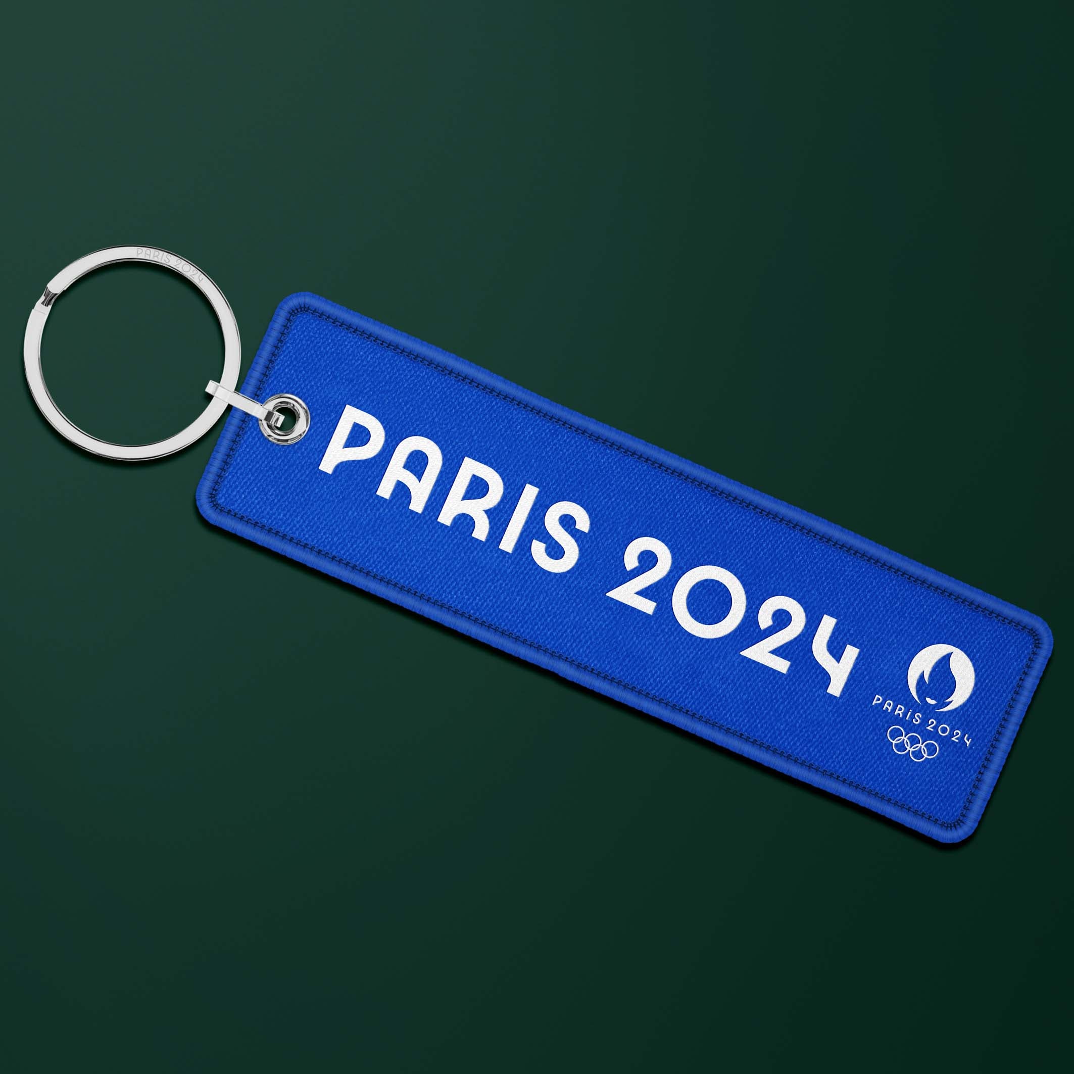 Paris 2024 Rainbow flame key ring - Football