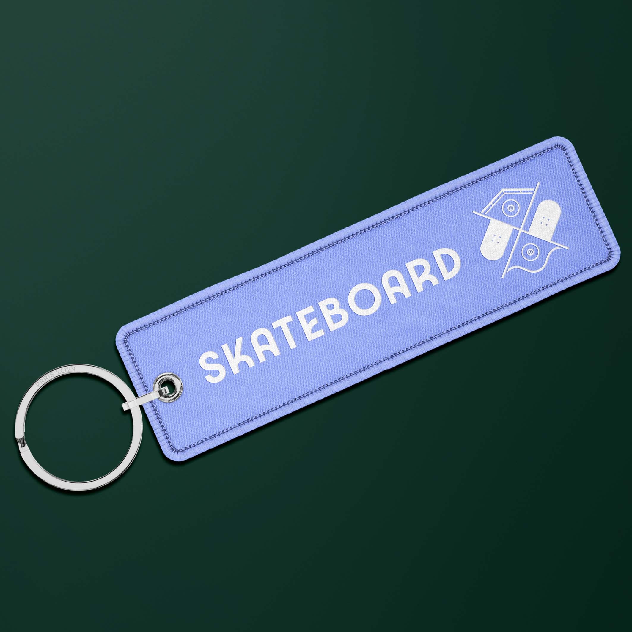 Paris 2024 Rainbow flame key ring - Skateboard