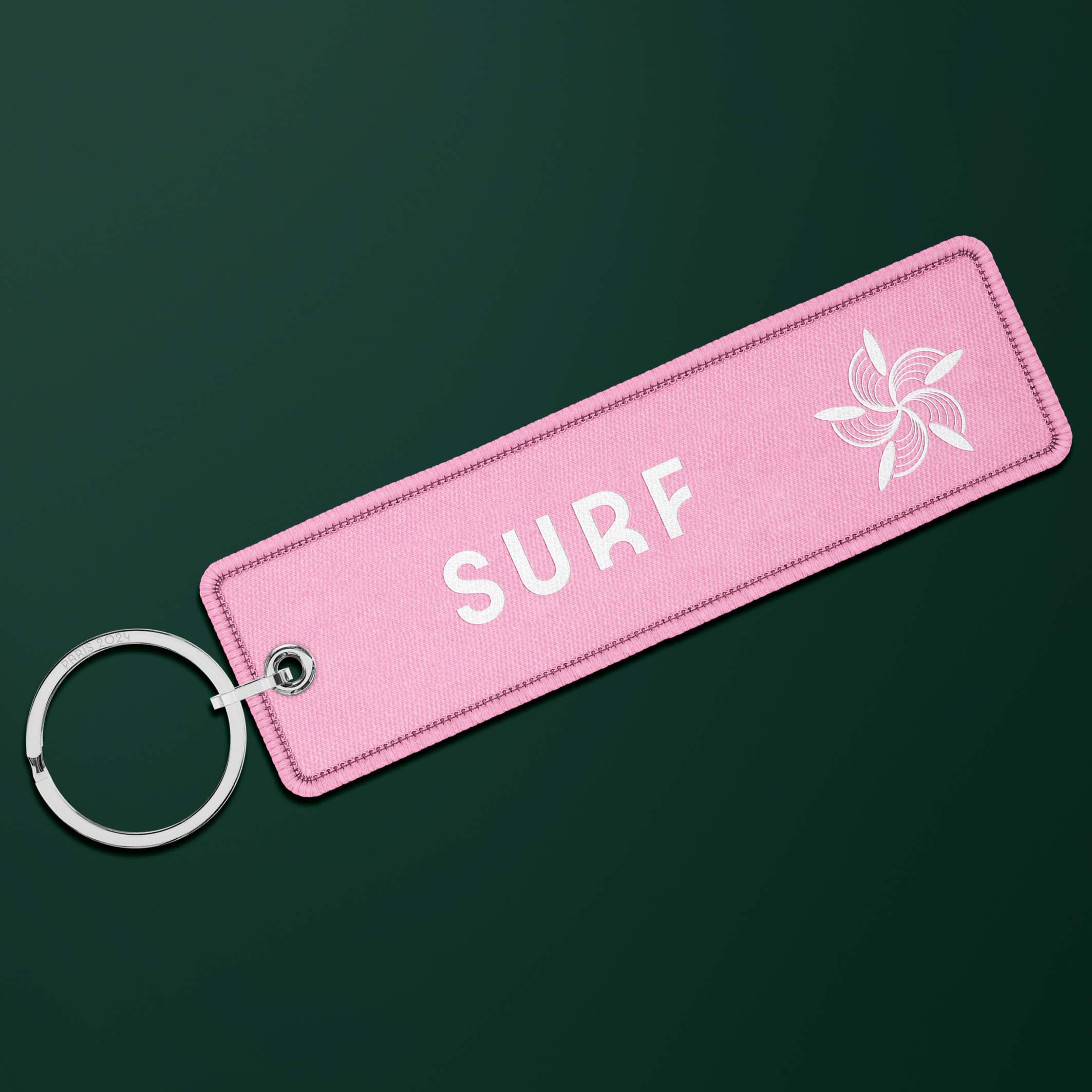 Paris 2024 Rainbow flame key ring - Surf