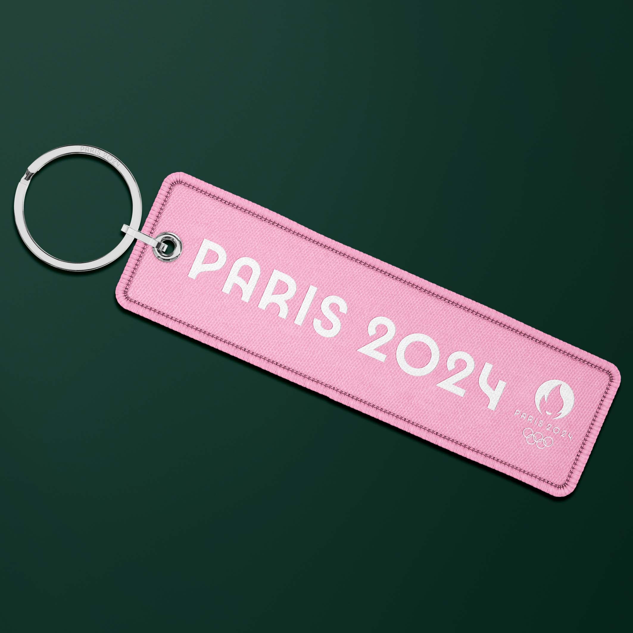 Paris 2024 Rainbow flame key ring - Surf