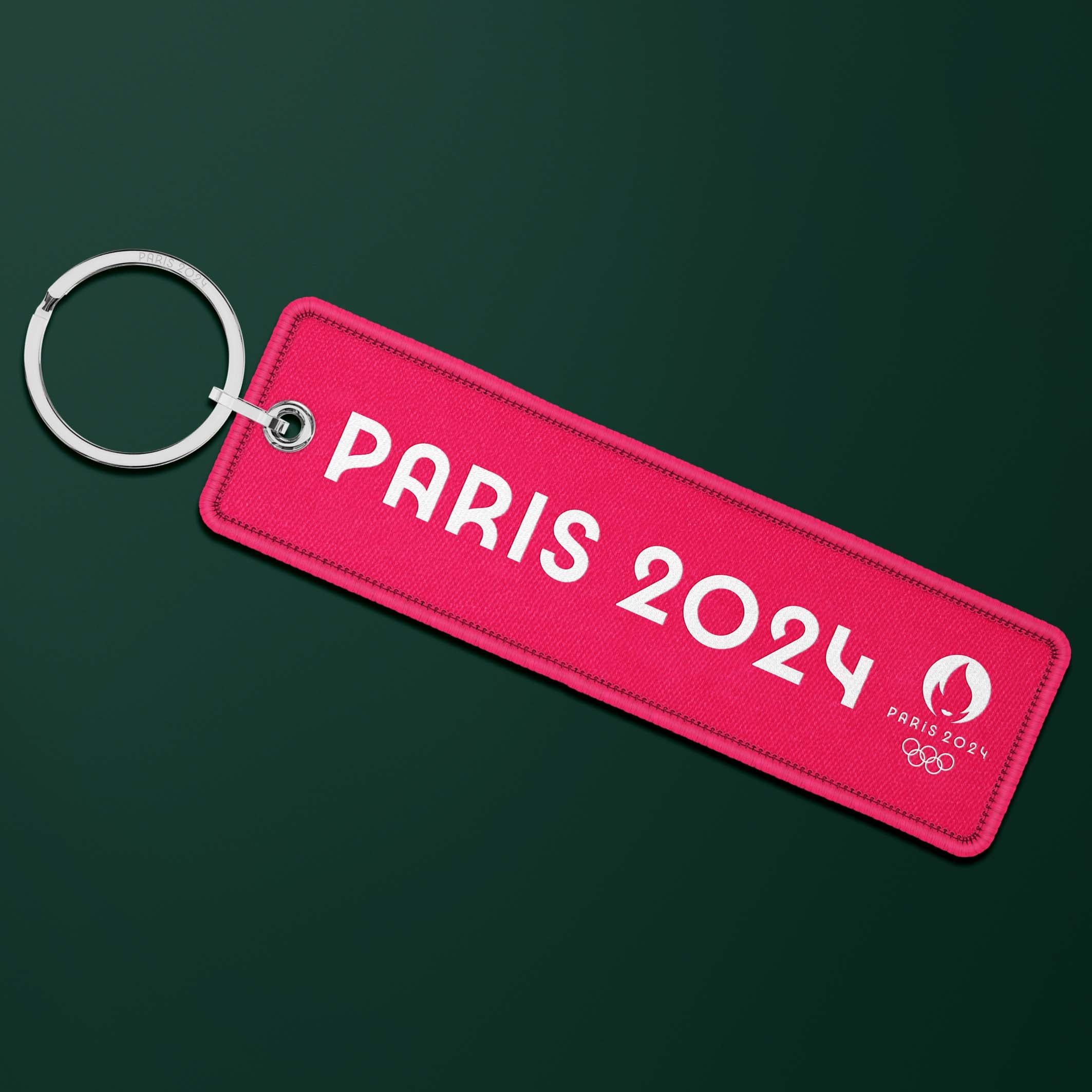 Paris 2024 Rainbow flame key ring - Swimming