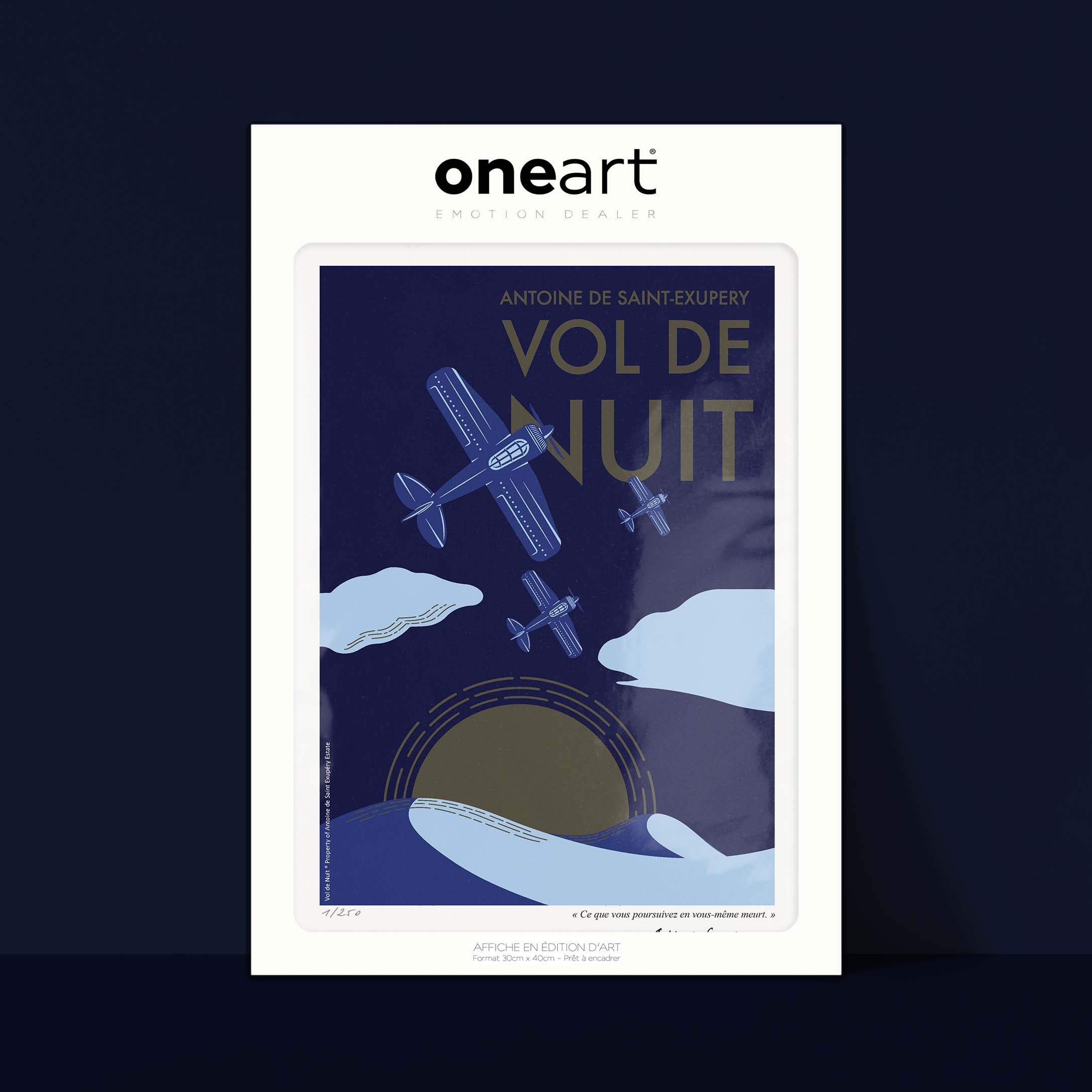 Affiche - Vol de Nuit 3-oneart.fr