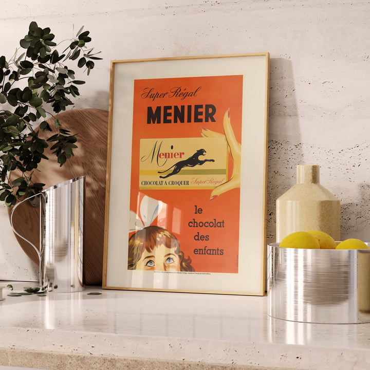 Affiche publicité vintage - Menier