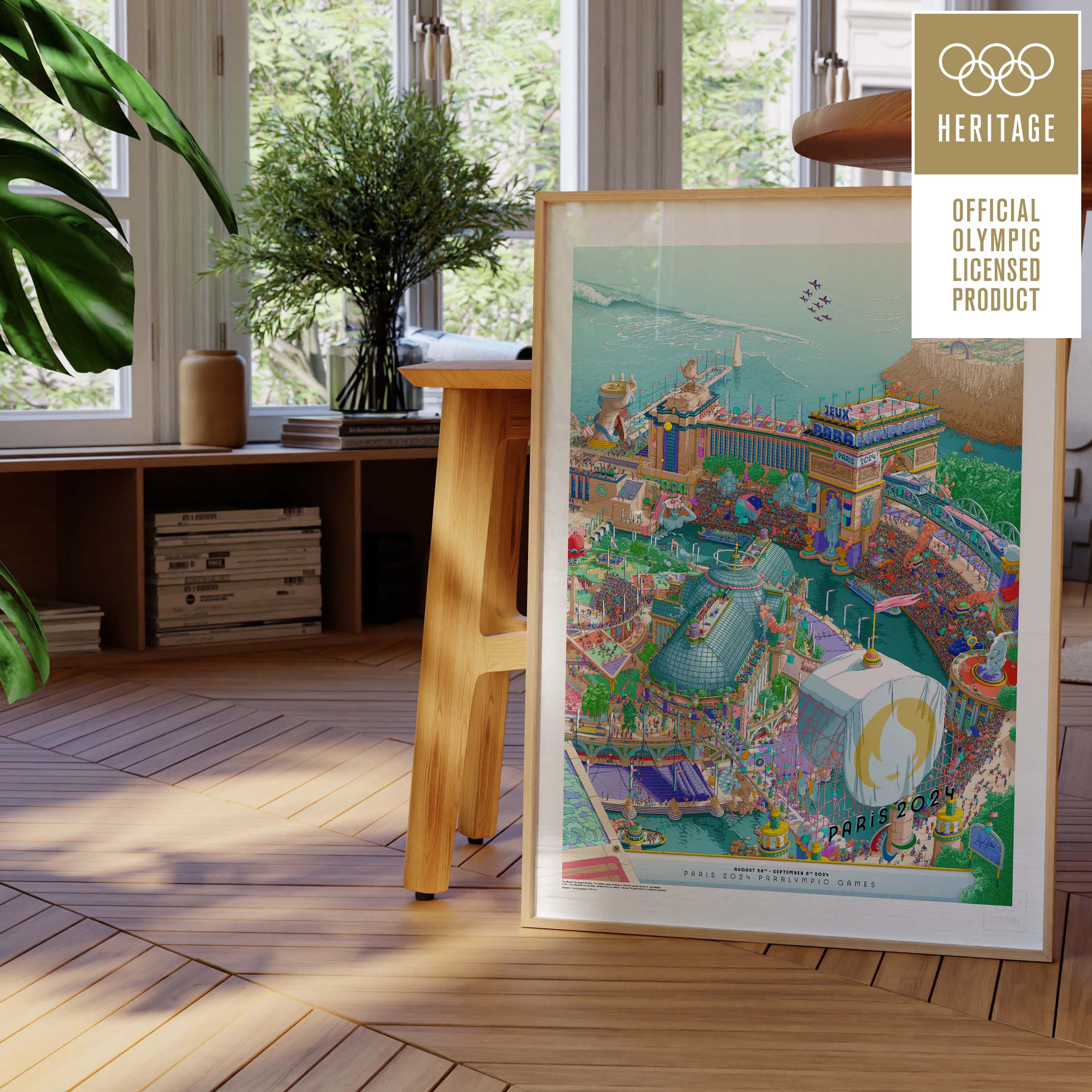 Affiche Héritage L’affiche officielle des Jeux Paralympiques de Paris 2024