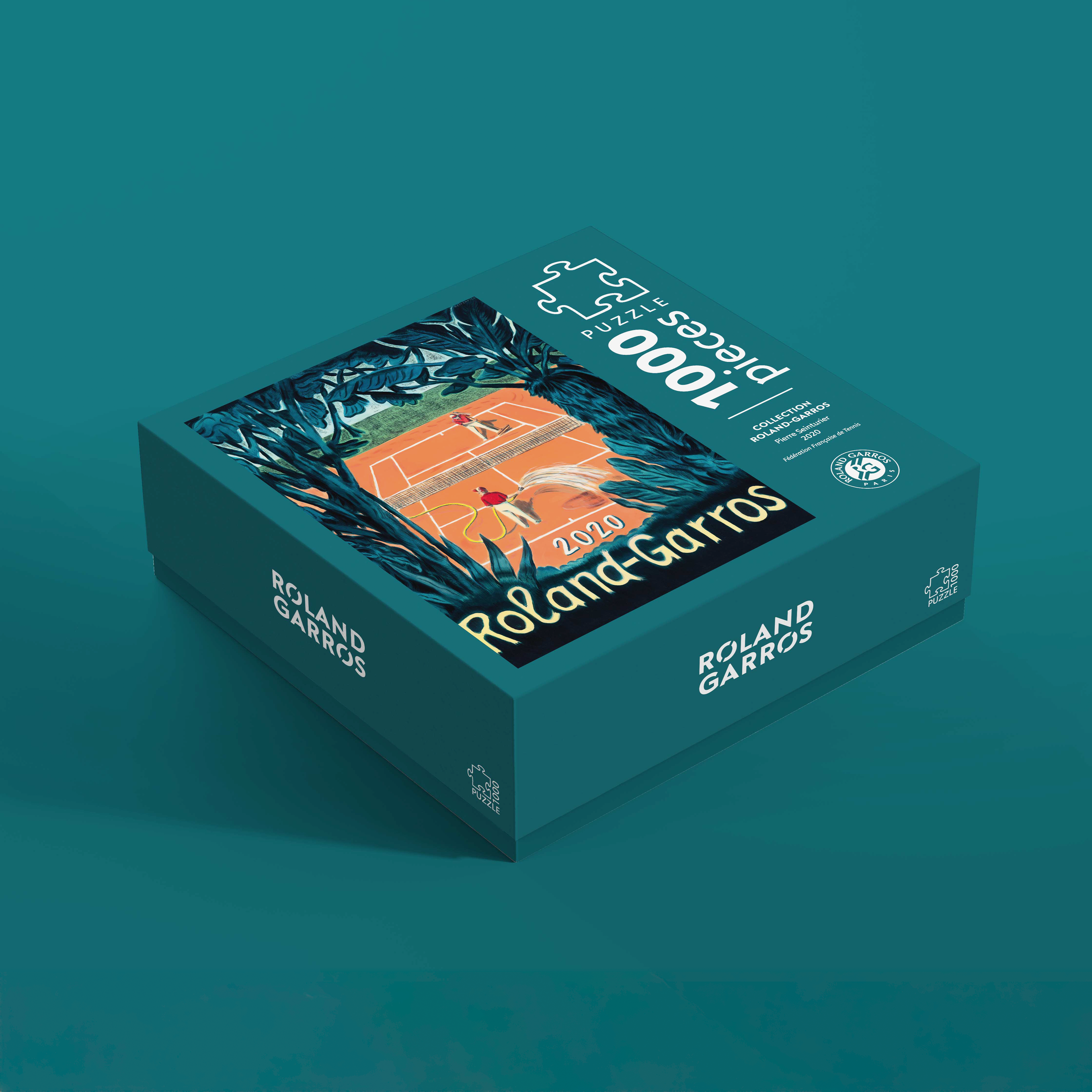 Jigsaw Puzzle Official Poster 2020 Roland-Garros, Pierre SEINTURIER (1000 pieces)