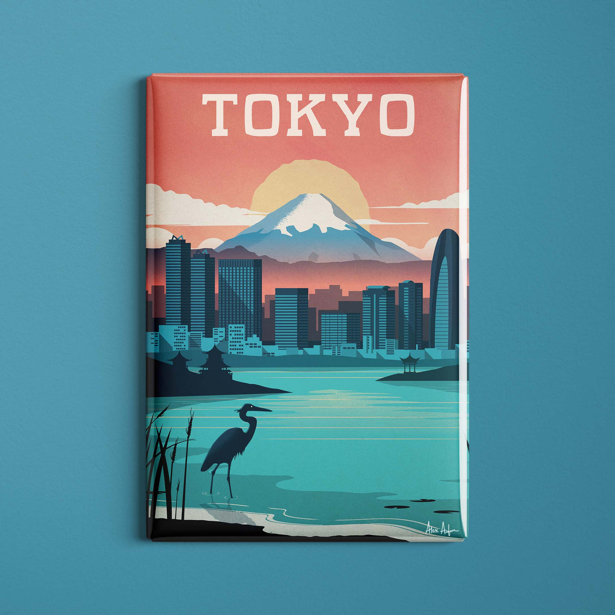 Magnet de voyage Japon - Tokyo par Alex Asfour