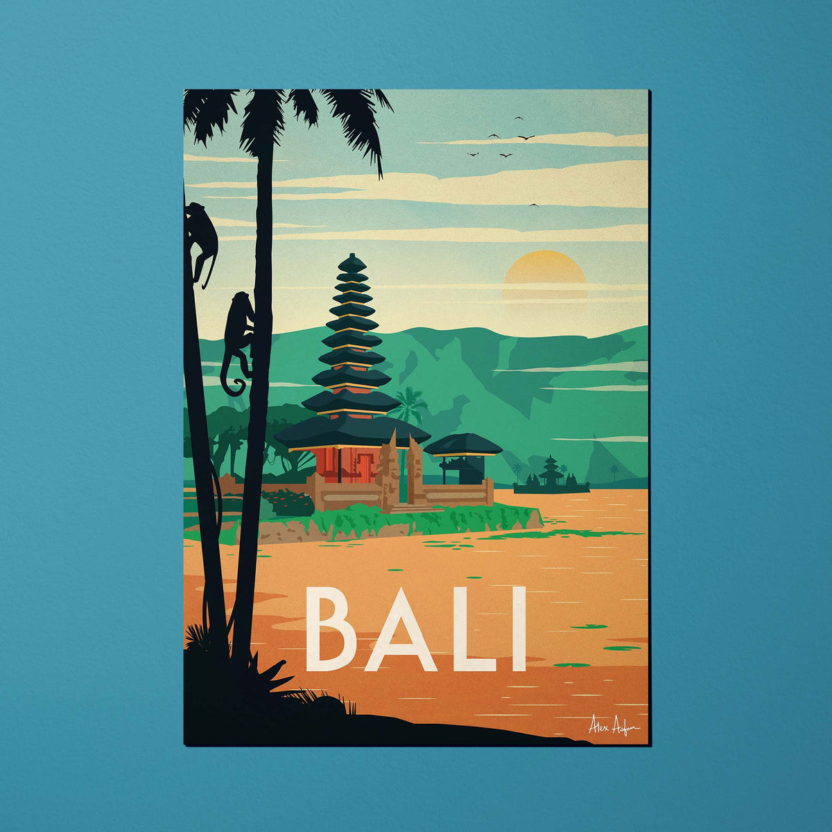 Carte postale de voyage Indonésie - Bali par Alex Asfour