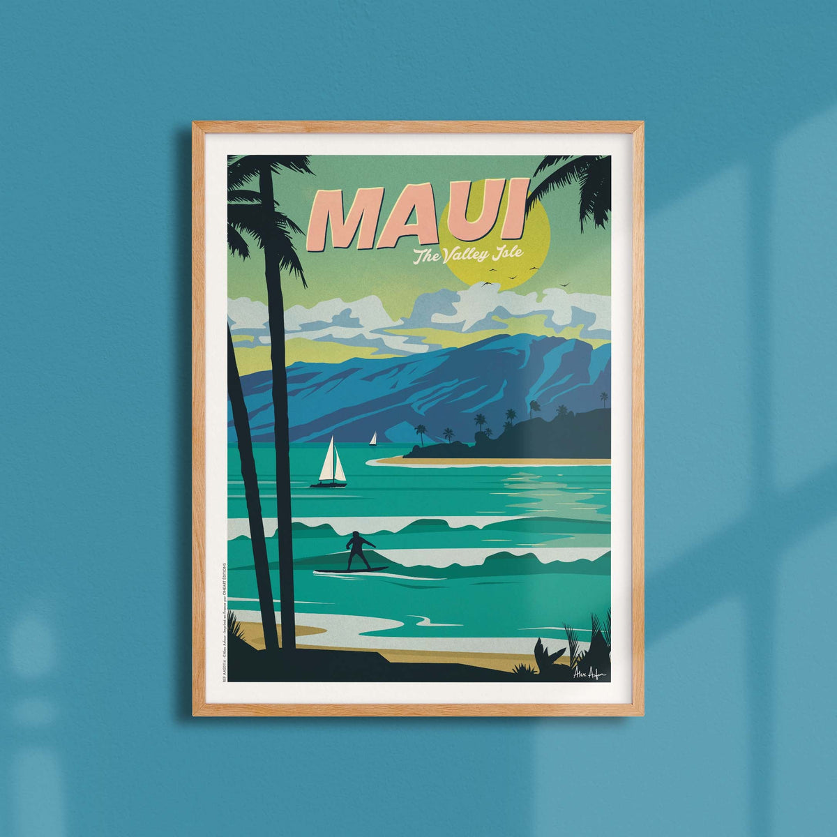 Affiche de voyage États-Unis - Maui par Alex Asfour