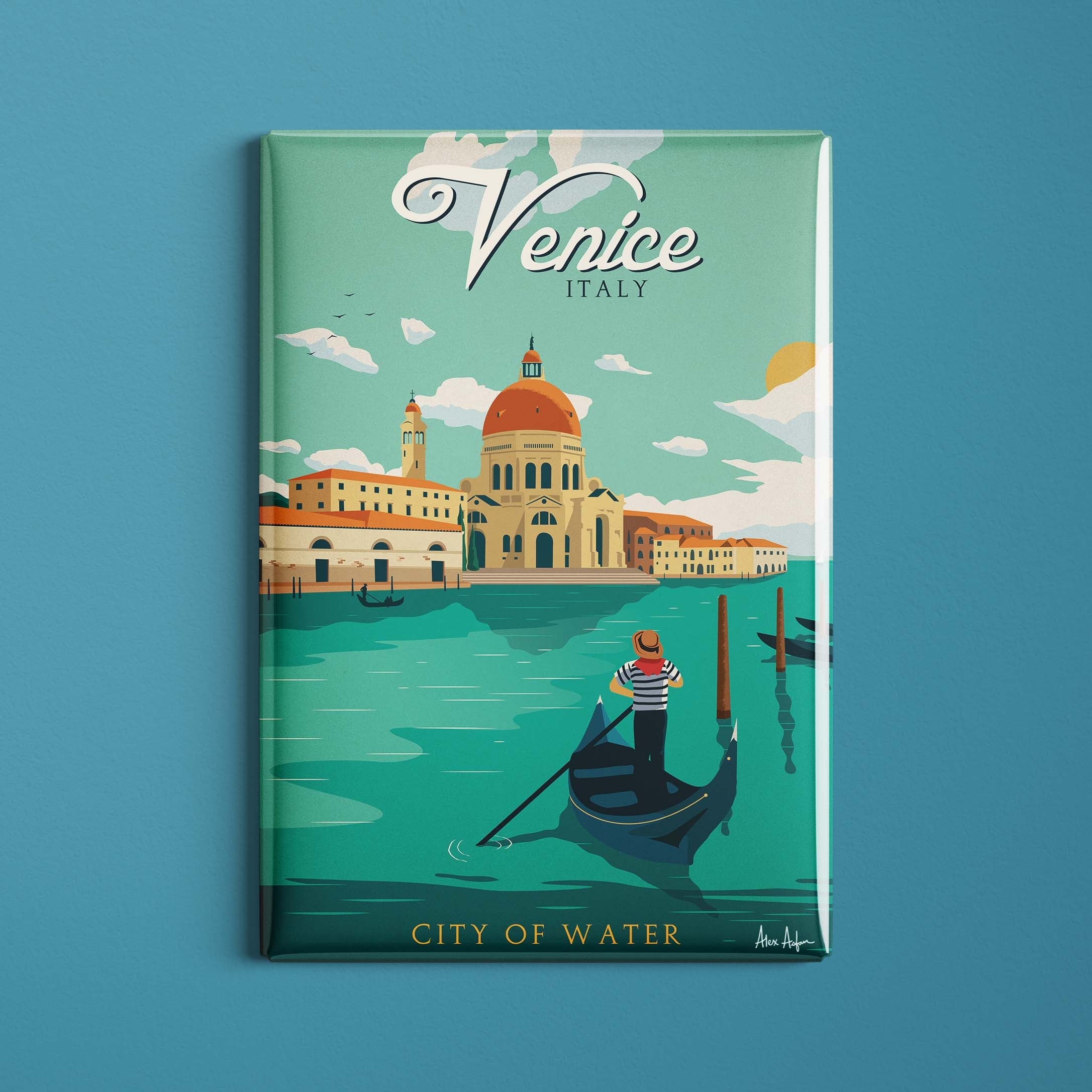 Magnet de voyage Italie - Venise par Alex Asfour
