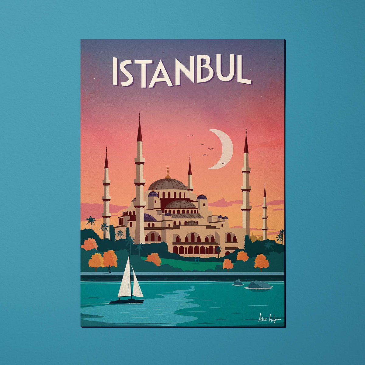 Carte postale de voyage Turquie - Istanbul par Alex Asfour