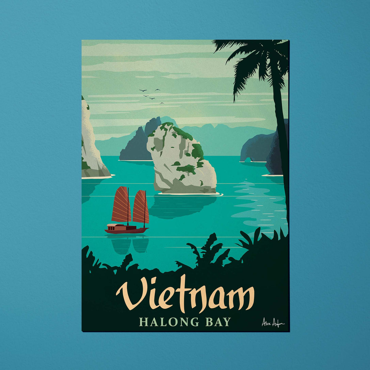 Carte postale de voyage Viêt Nam - Baie d’Ha Long par Alex Asfour