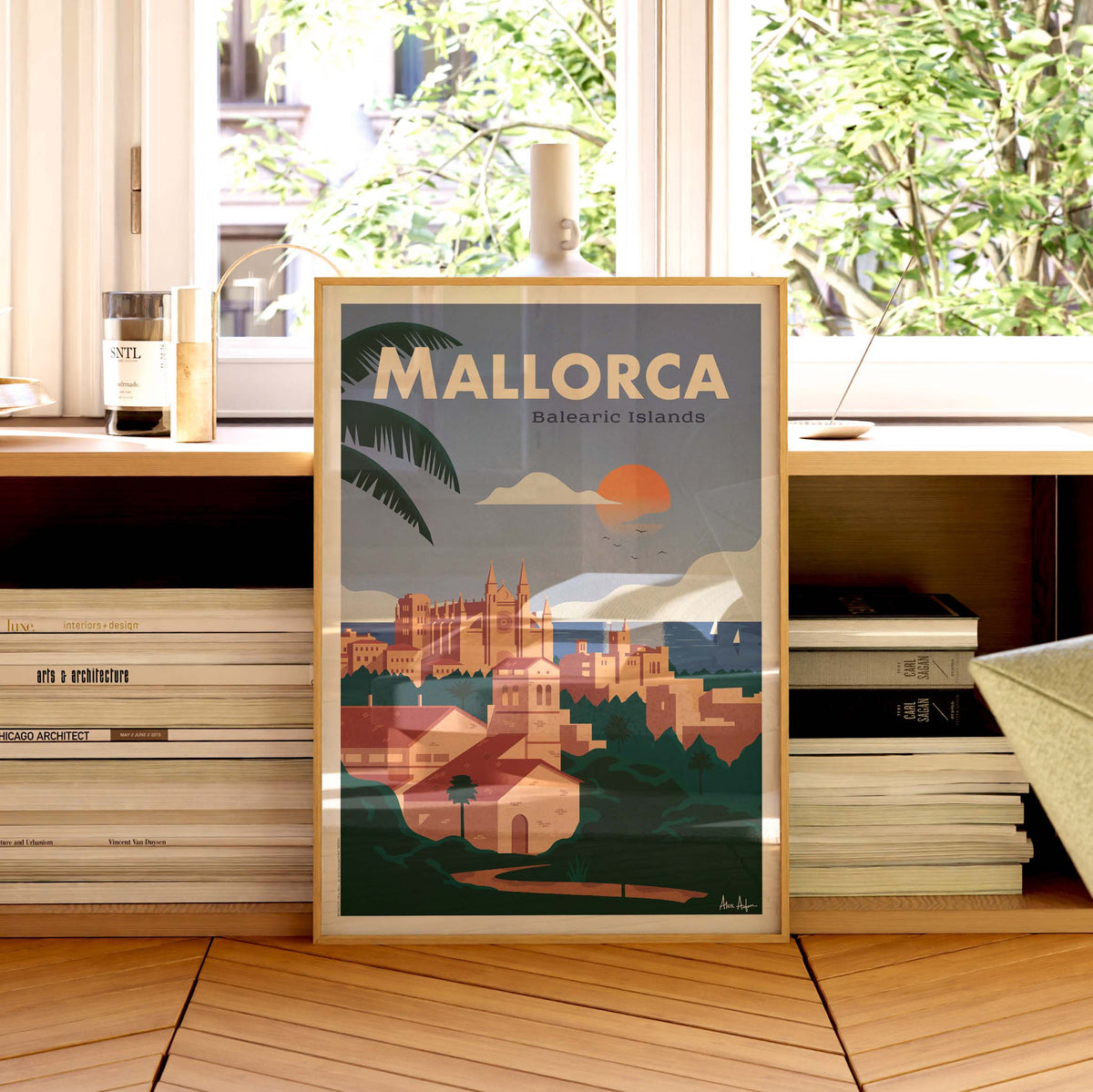 Affiche de voyage Espagne - Majorque par Alex Asfour