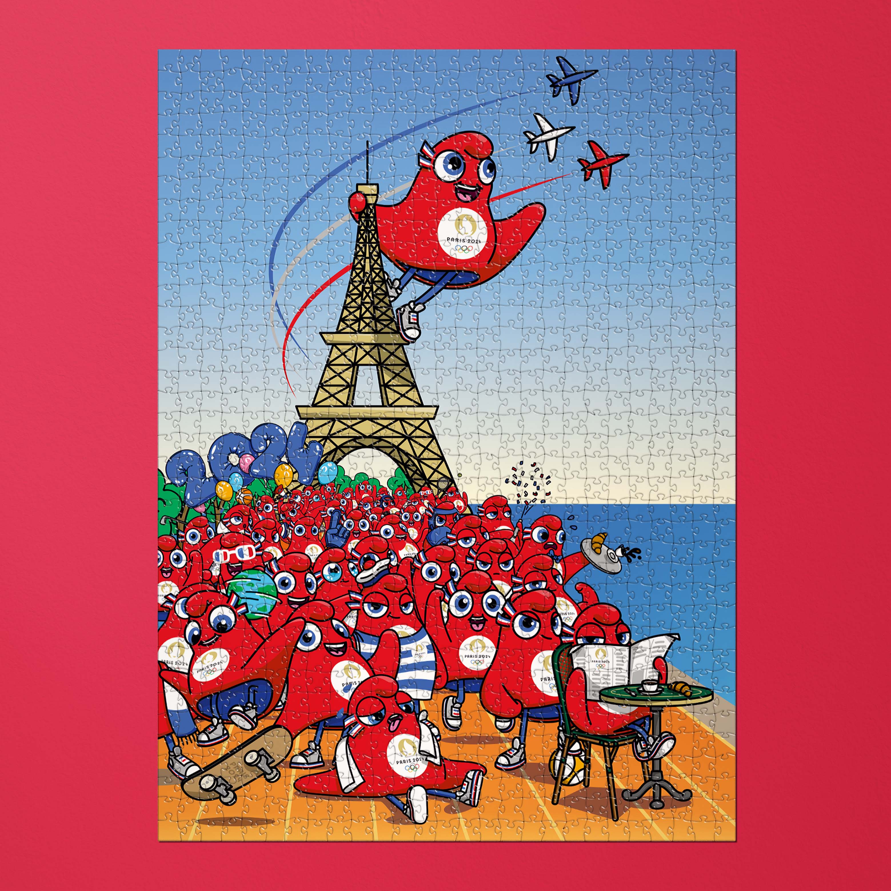 Paris 2024 Puzzle - 1000 pieces - Paris in celebration