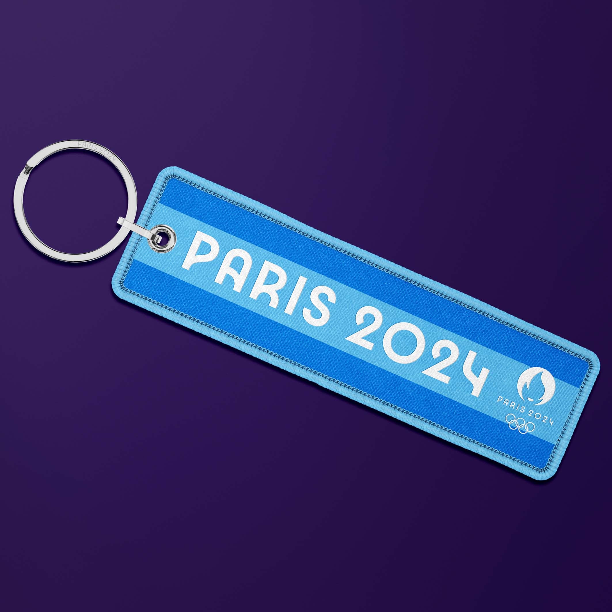 Paris 2024 Sports &amp; Stripes flame key ring - Basketball