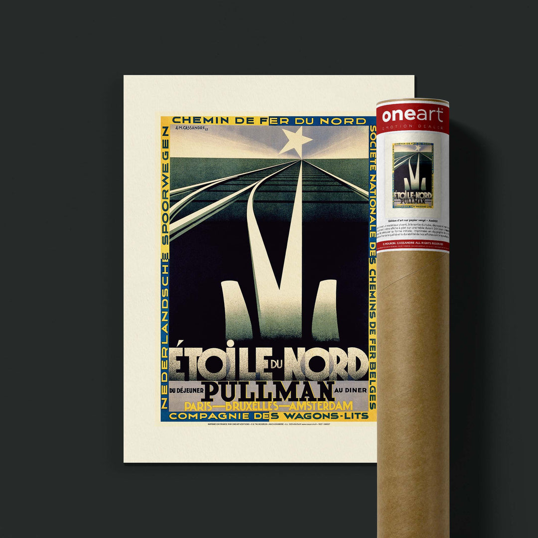 Affiche Cassandre - Etoile du nord