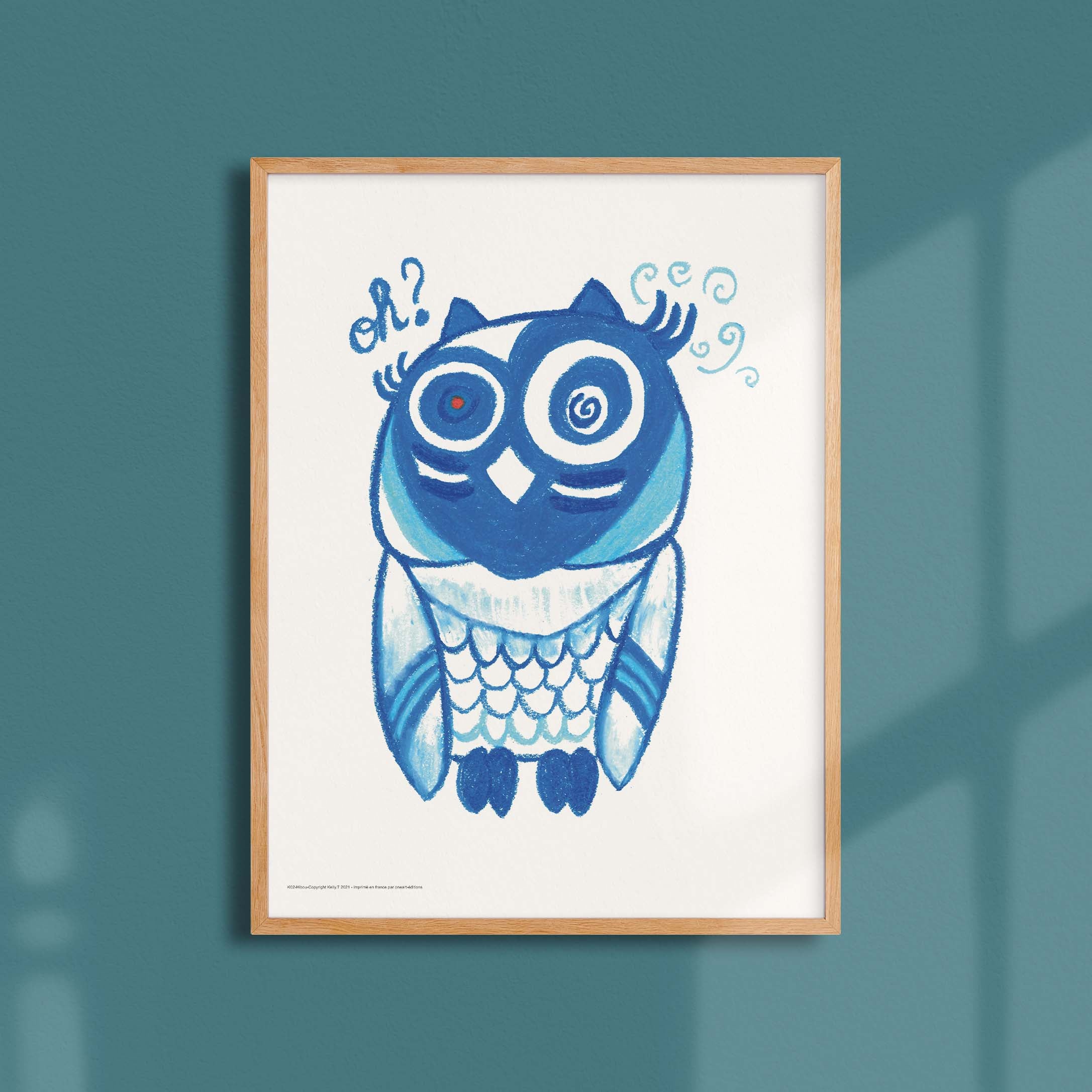 Affiche Kelly - Hibou-oneart.fr