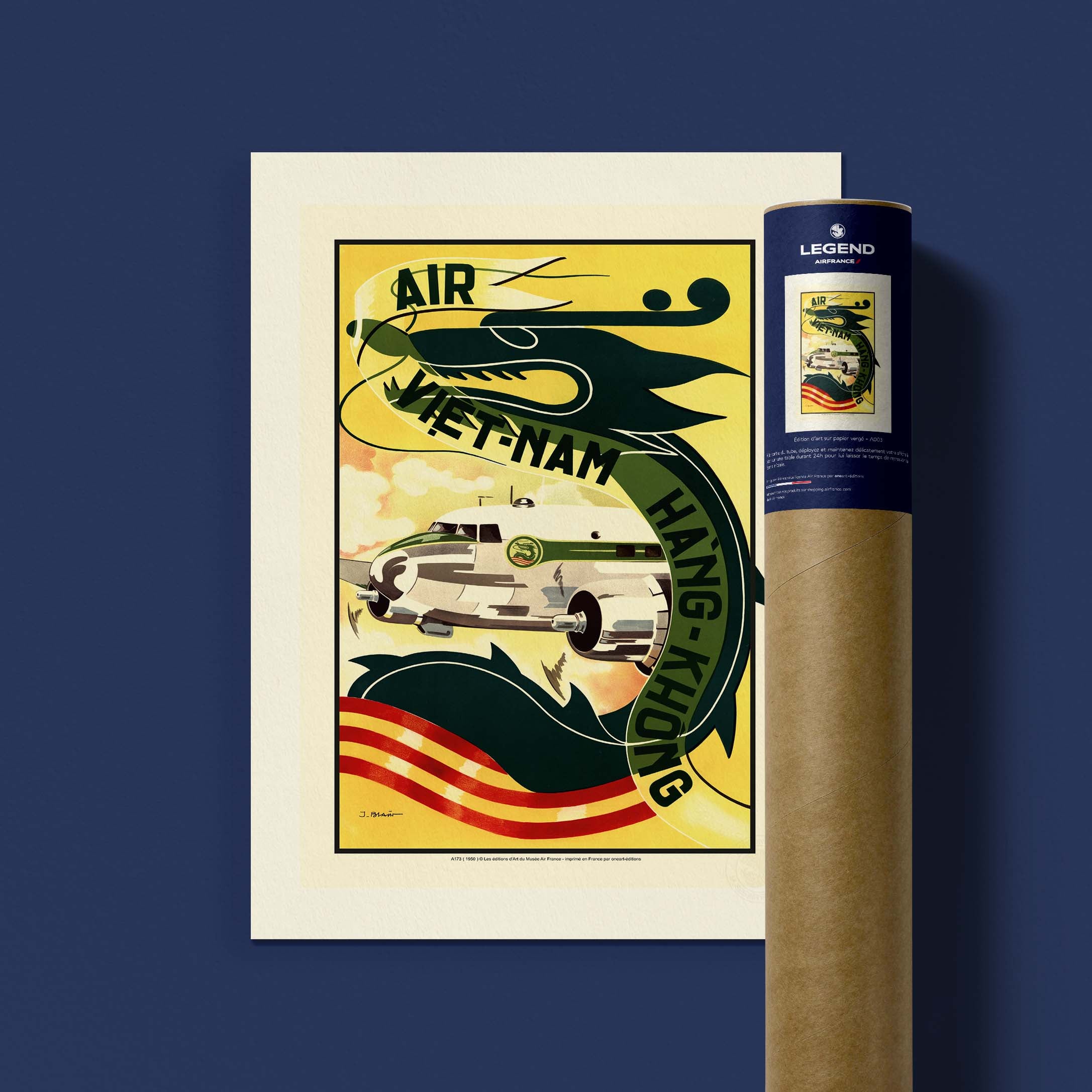 Affiche Air France - Hong Kong-oneart.fr