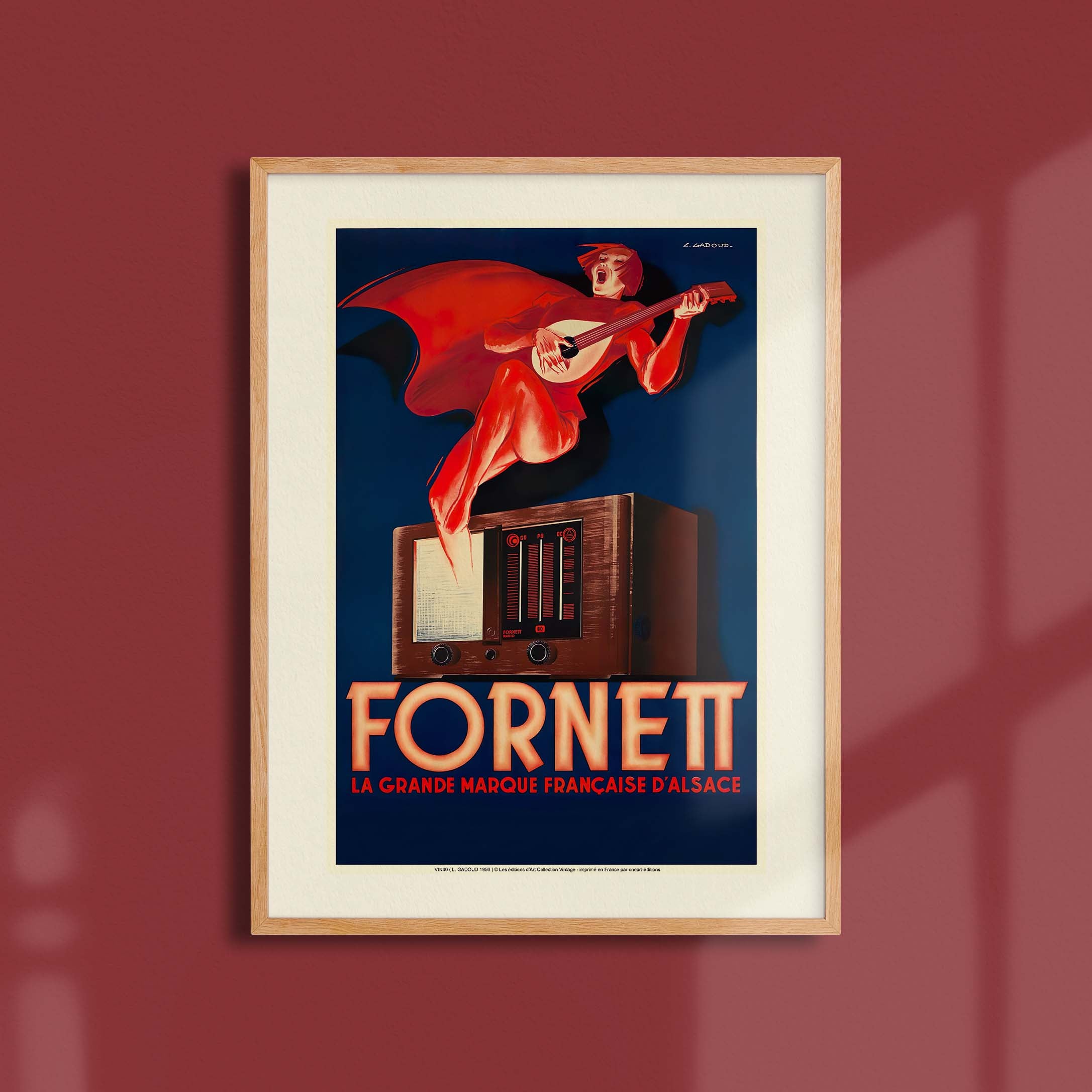 Affiche publicité vintage - Formett-oneart.fr