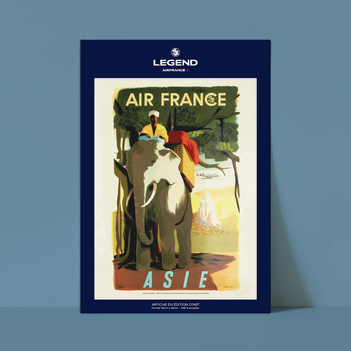 Affiche Air France - Asie