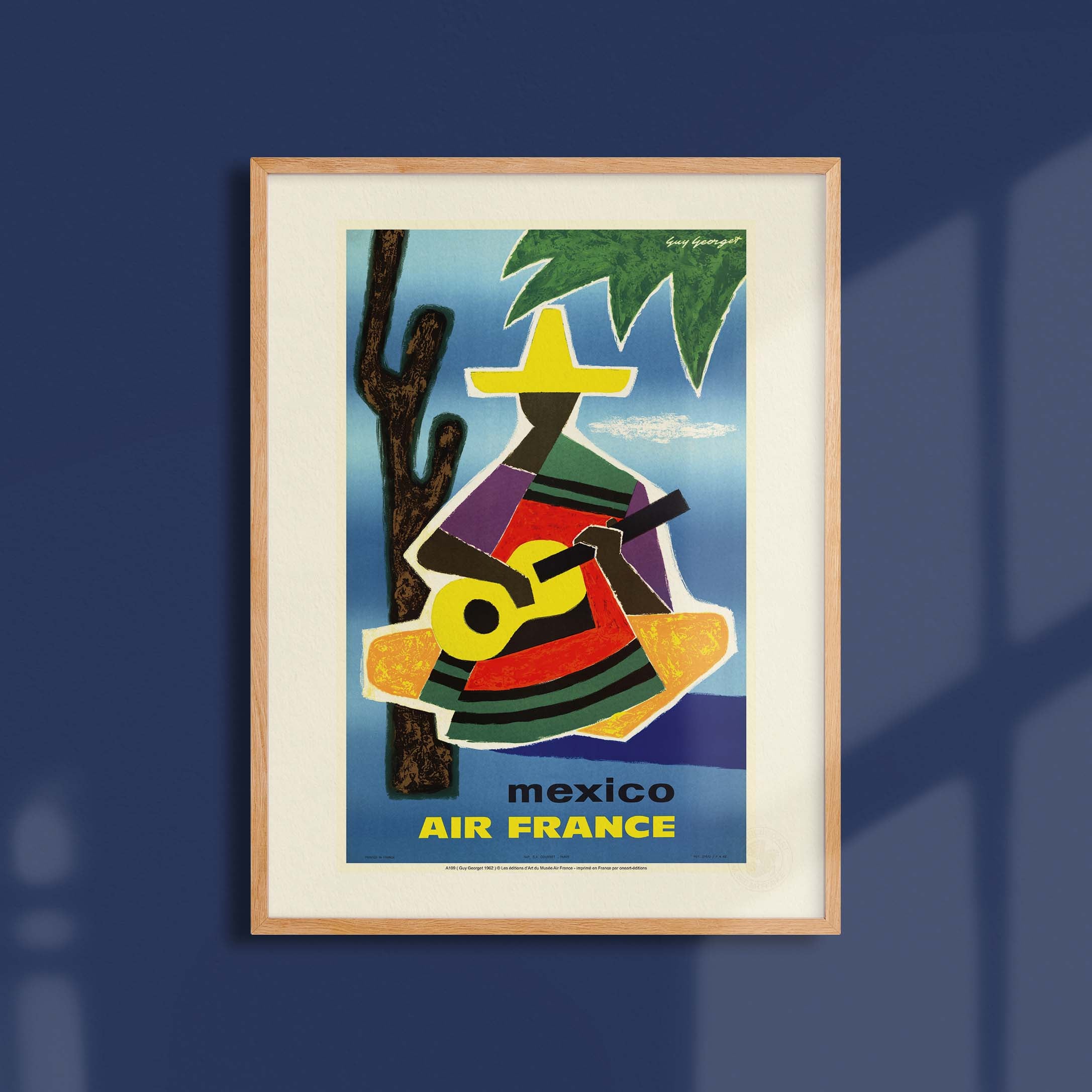 Affiche Air France - Mexique-oneart.fr
