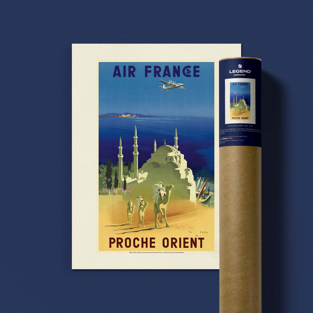 Affiche Air France - Proche Orient