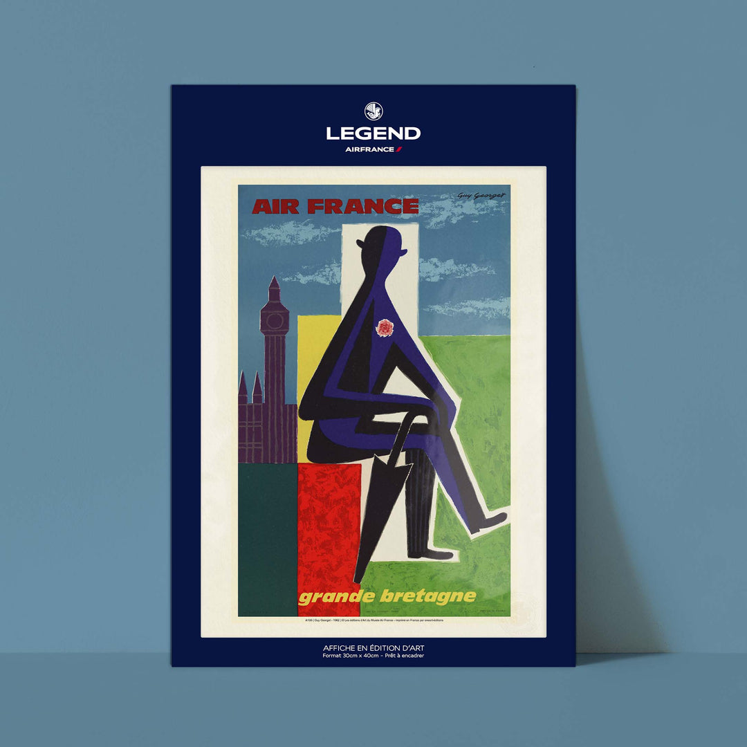 Air France poster - Great Britain