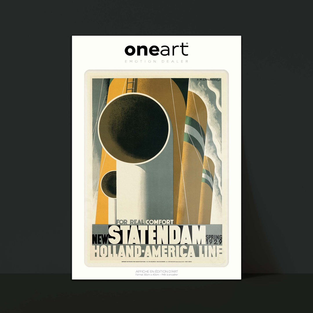 Affiche Cassandre - Statendam