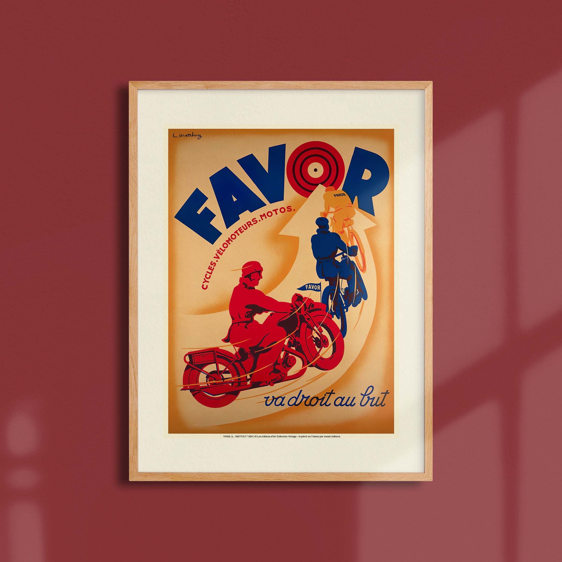 Affiche publicité vintage - Favor-oneart.fr