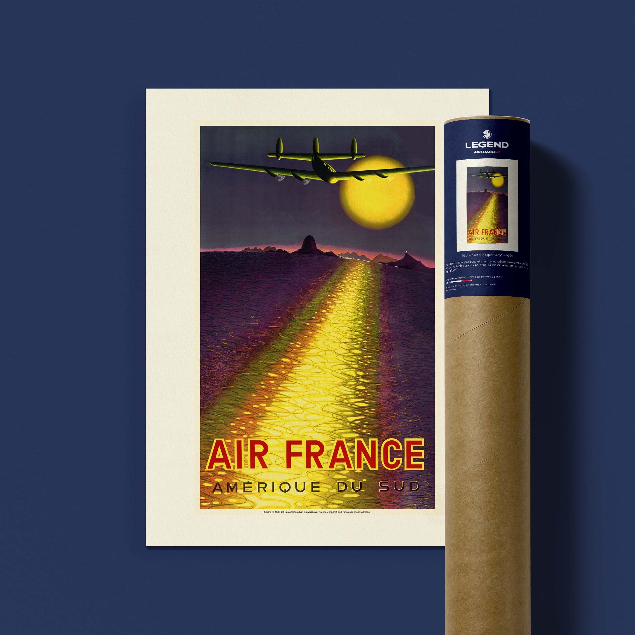 Affiche Air France - Amerique du Sud-oneart.fr