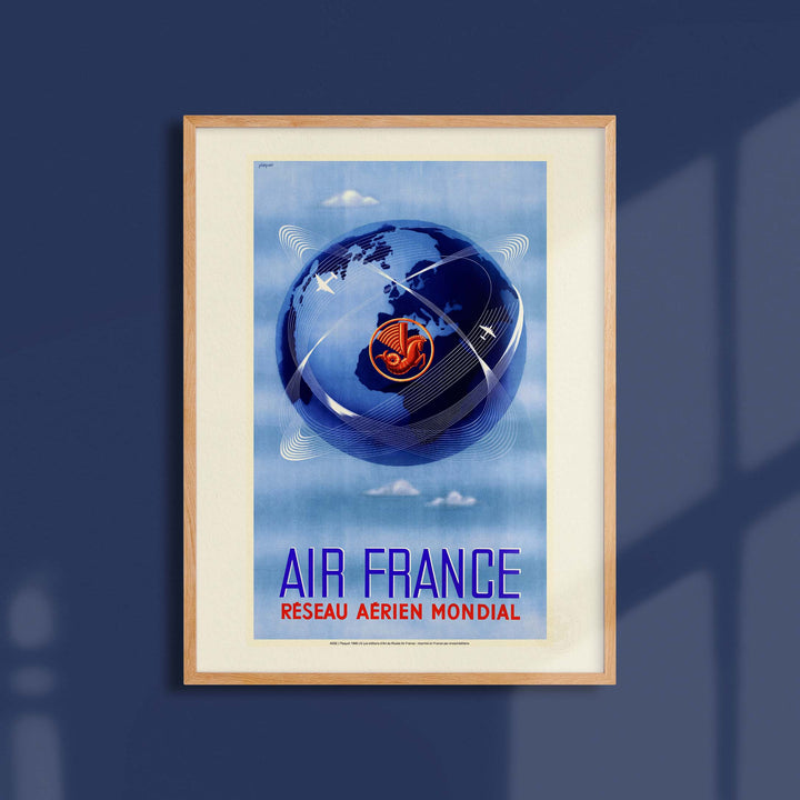 Poster Air France - Worldwide Air Network