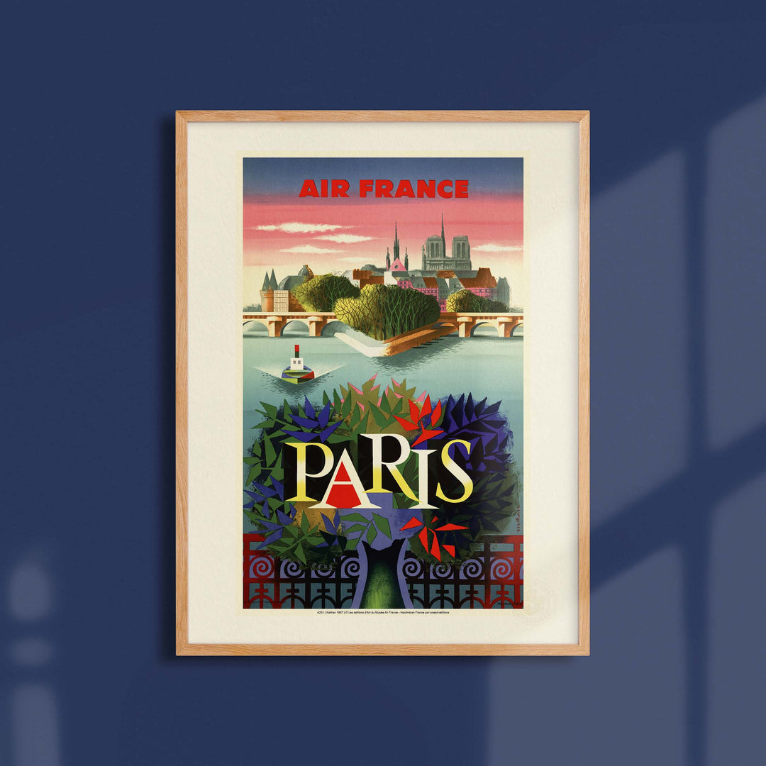 Affiche Air France - Paris