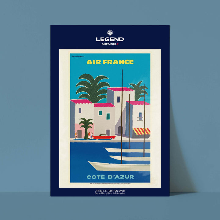 Affiche Air France - Côte d'Azur
