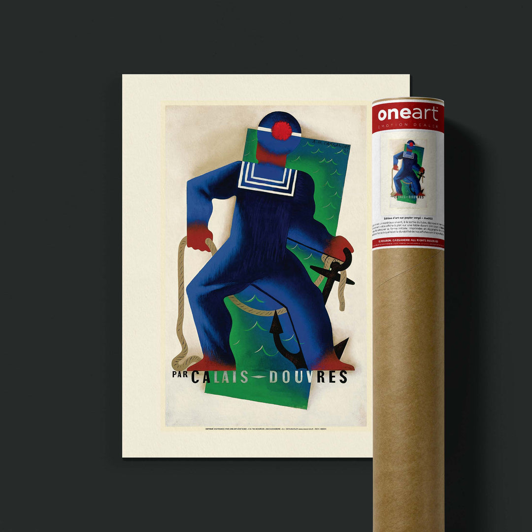 Affiche Cassandre - Calais-Douvre