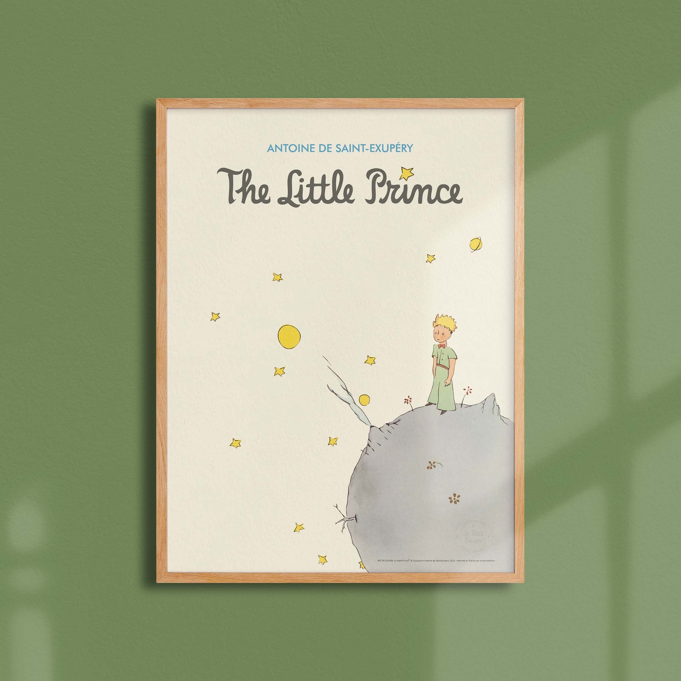 Affiche Le petit prince - Couverture anglais-oneart.fr