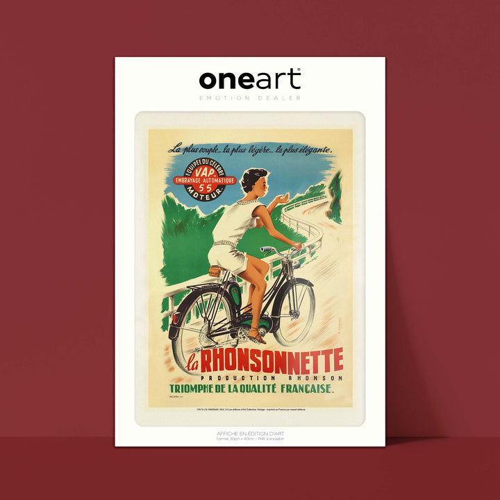 Affiche publicité vintage - La Rhonsonnette