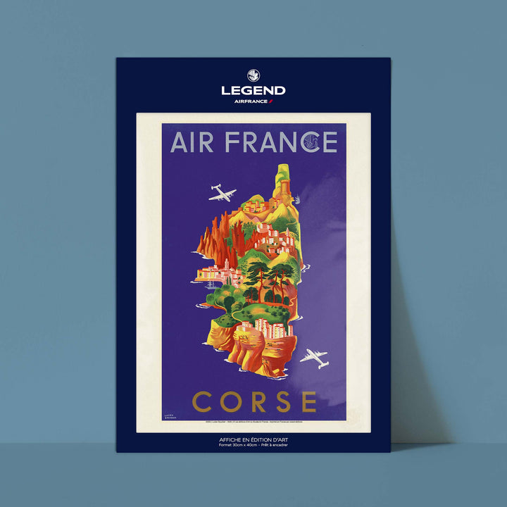 Affiche Air France - Corse