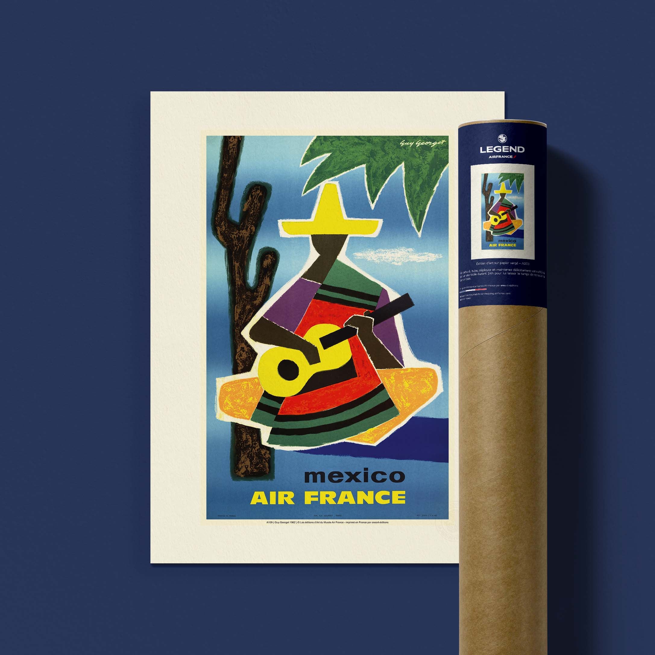 Affiche Air France - Mexique-oneart.fr