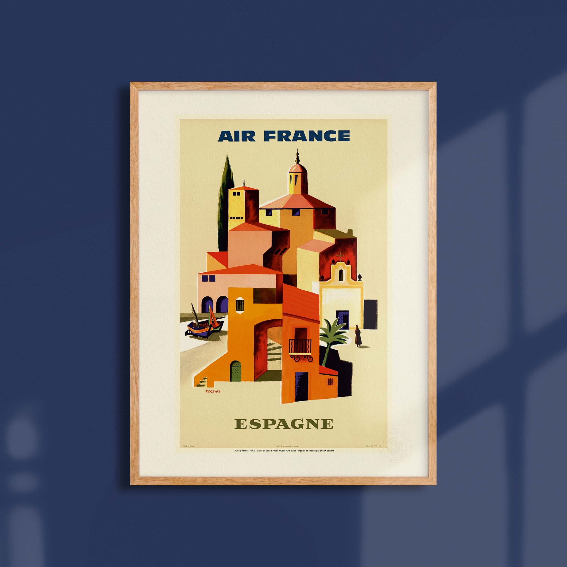 Affiche Air France - Espagne-oneart.fr